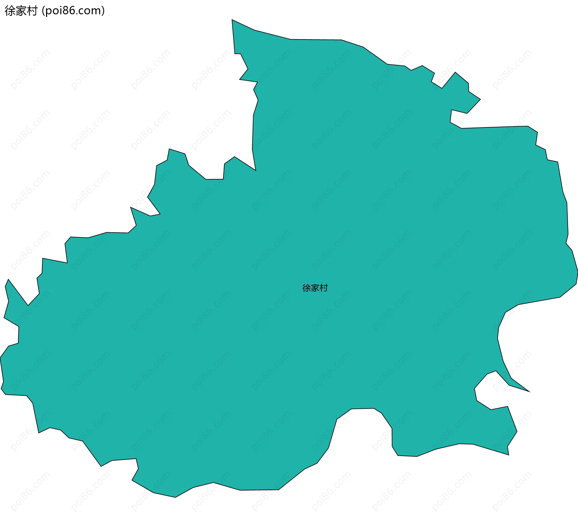徐家村边界地图