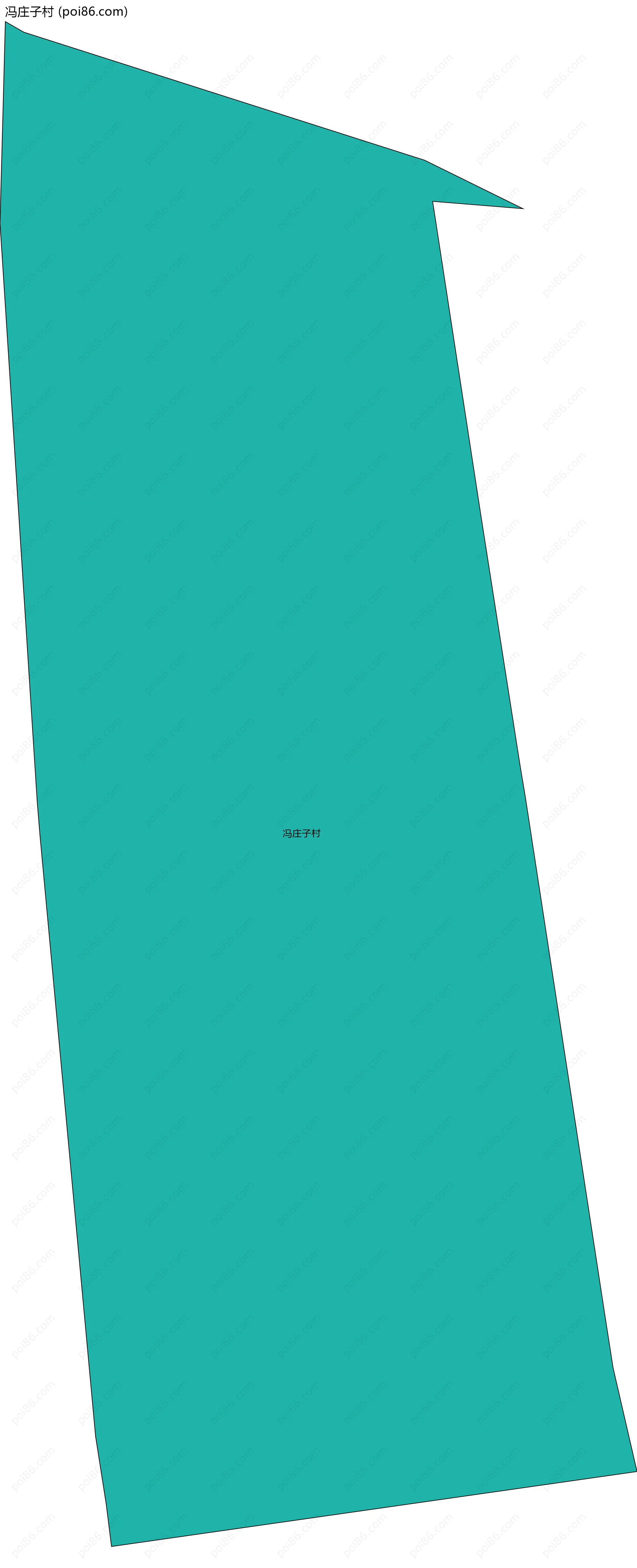 冯庄子村边界地图