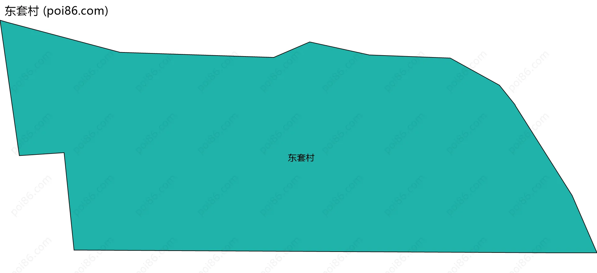 东套村边界地图