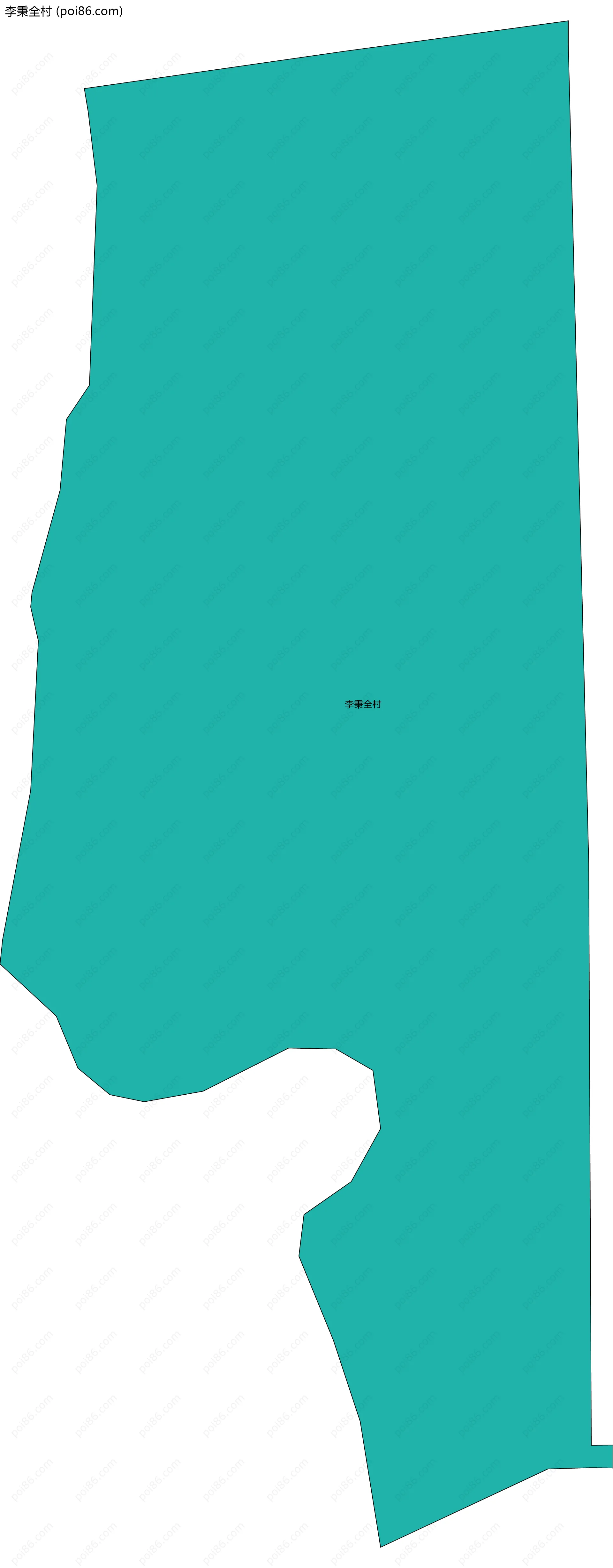 李秉全村边界地图