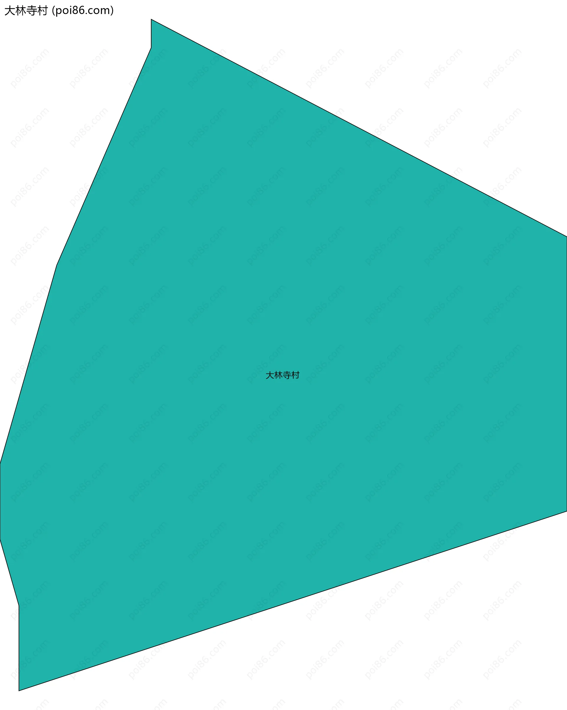 大林寺村边界地图