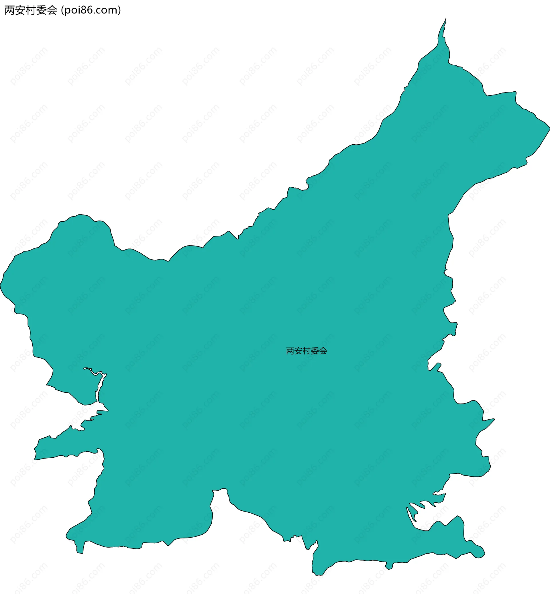 两安村委会边界地图