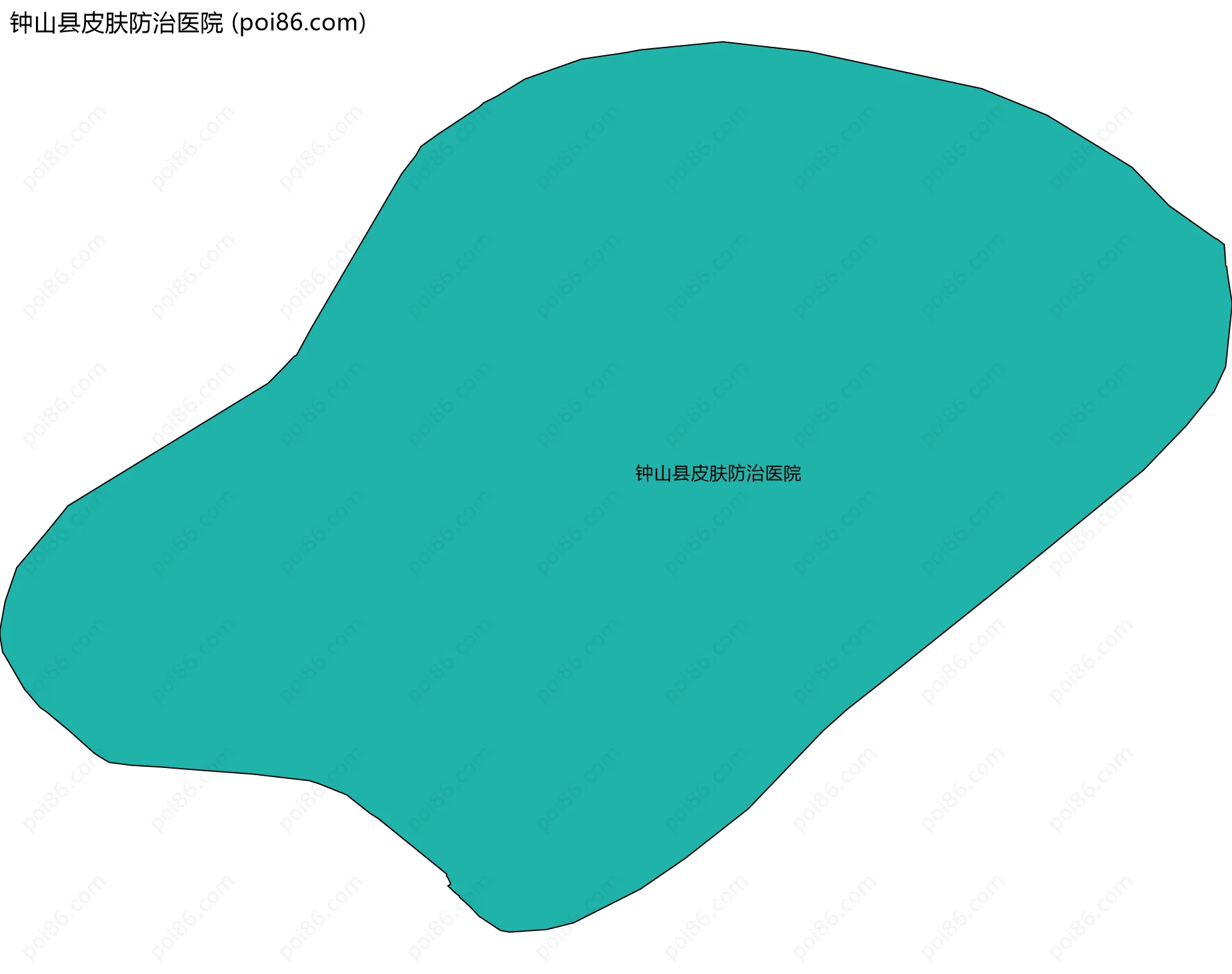 钟山县皮肤防治医院边界地图