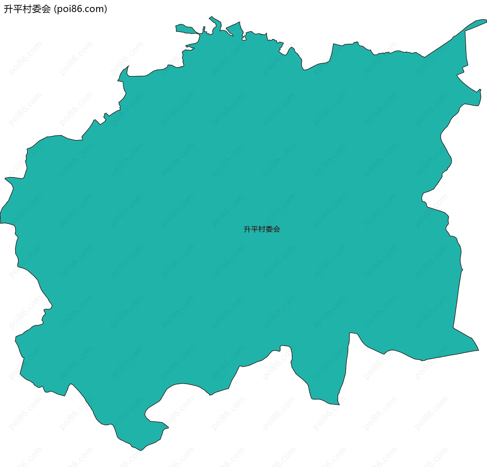 升平村委会边界地图