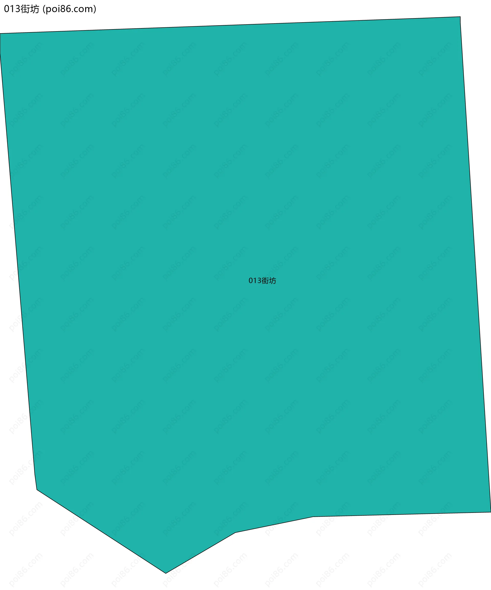 013街坊边界地图