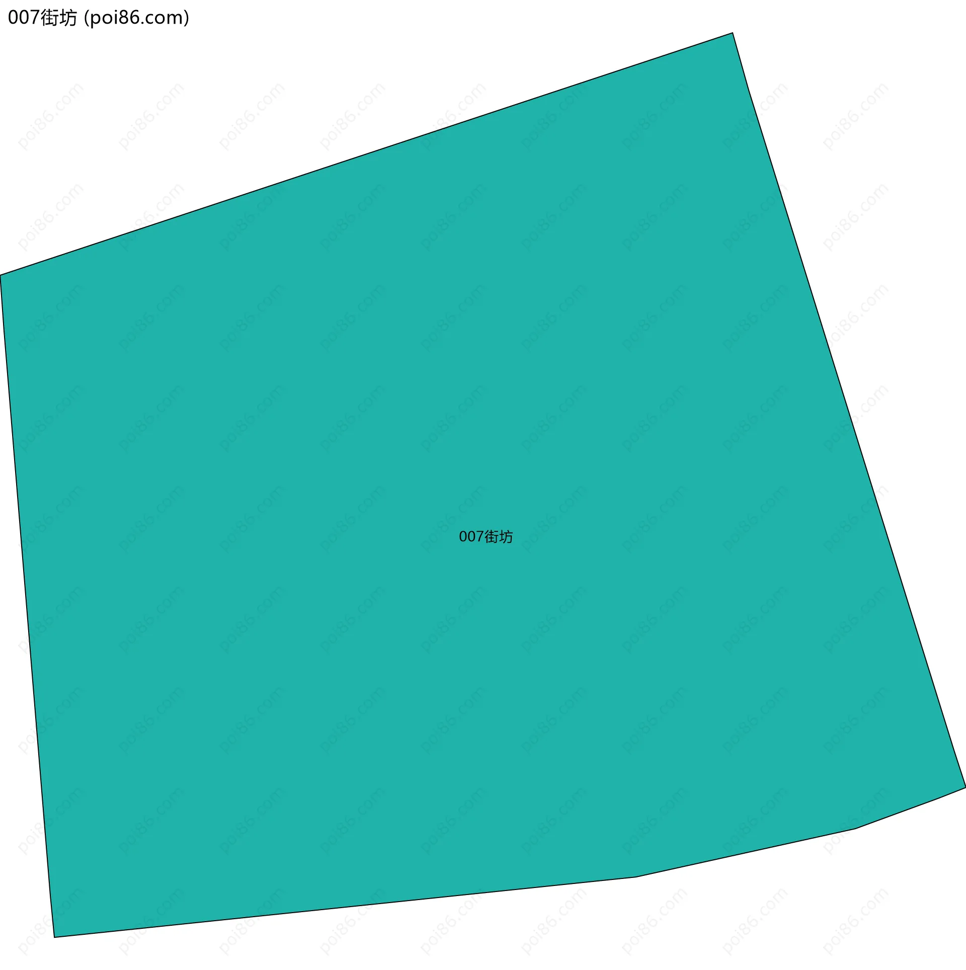 007街坊边界地图