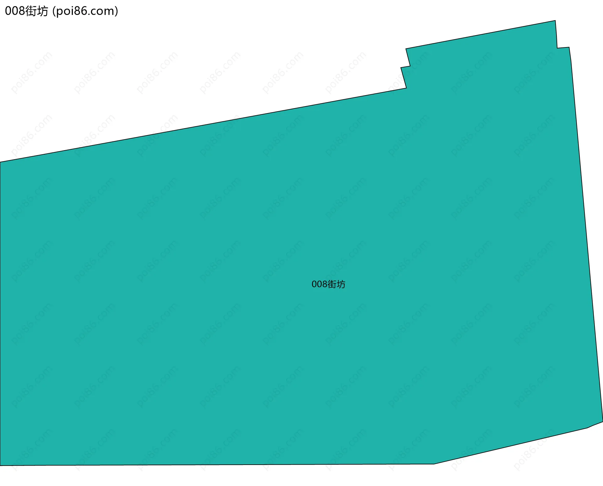 008街坊边界地图