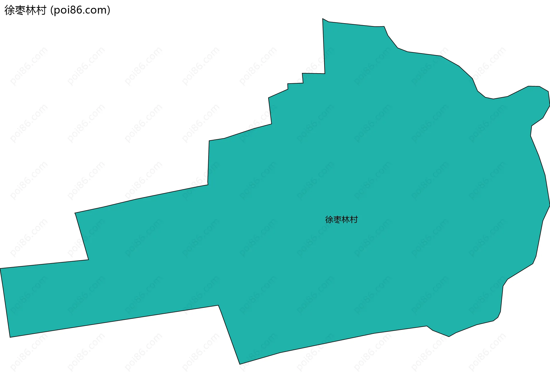 徐枣林村边界地图