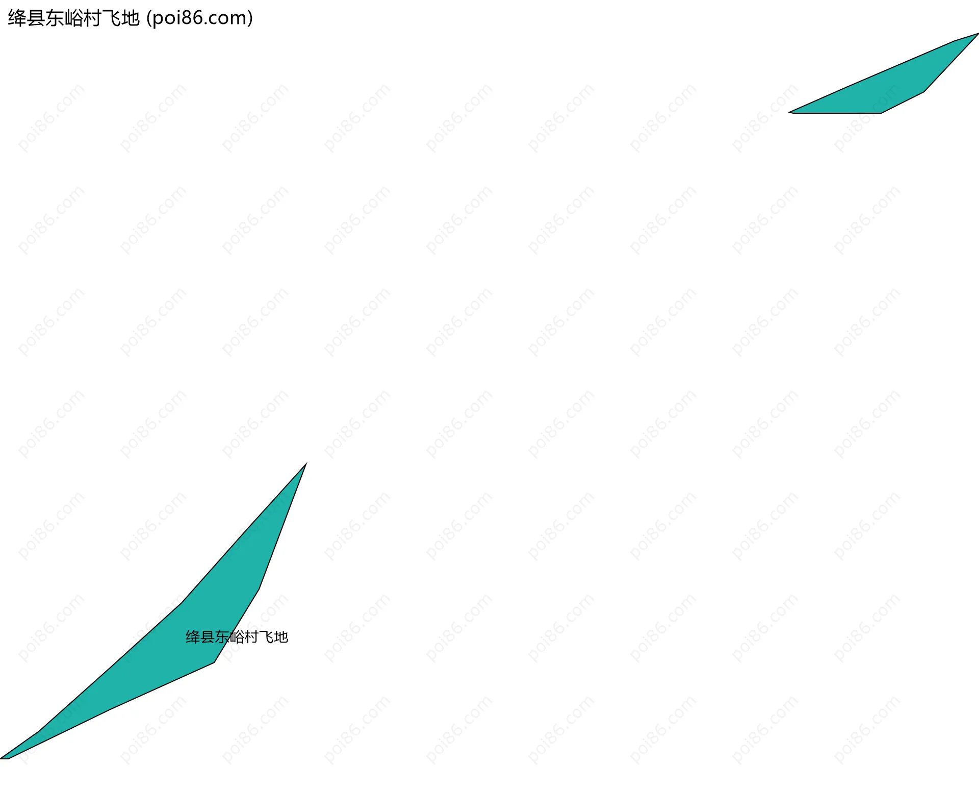 绛县东峪村飞地边界地图