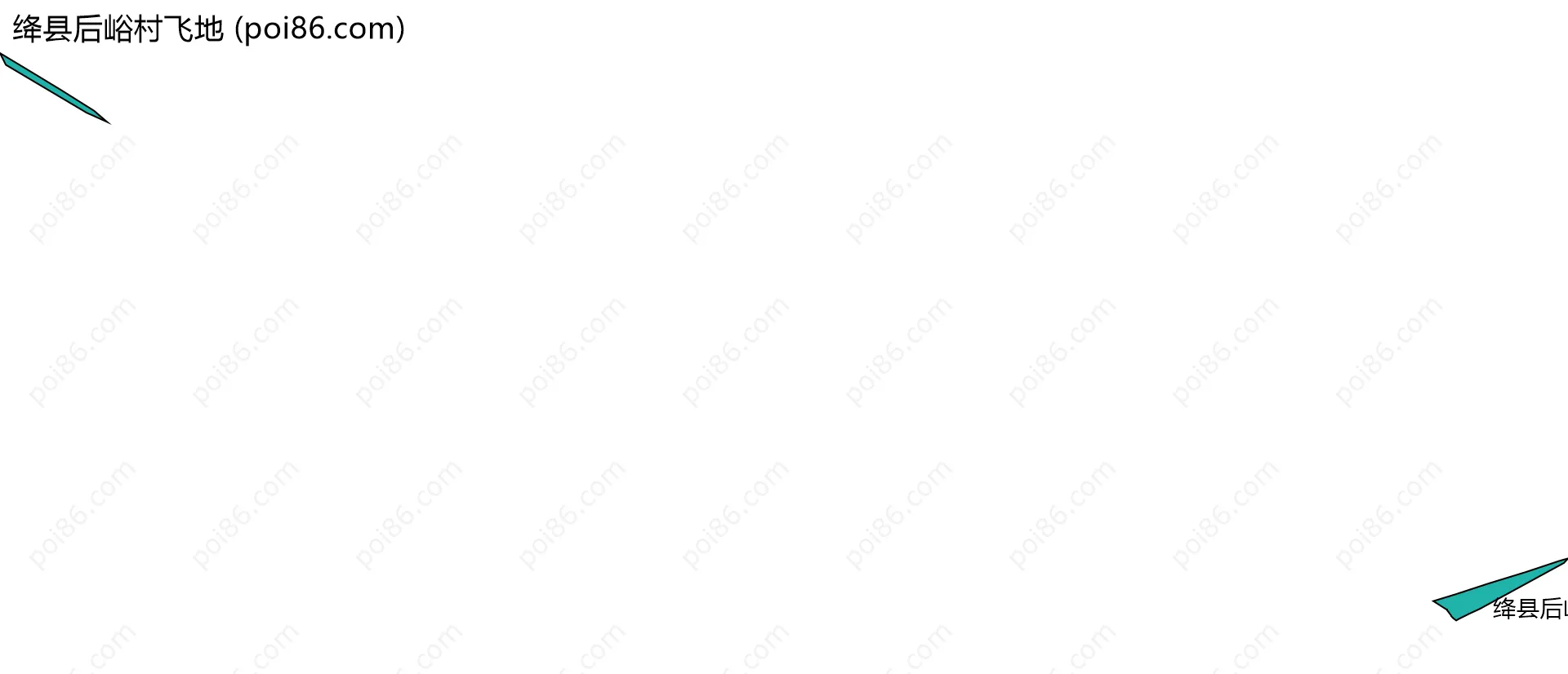 绛县后峪村飞地边界地图