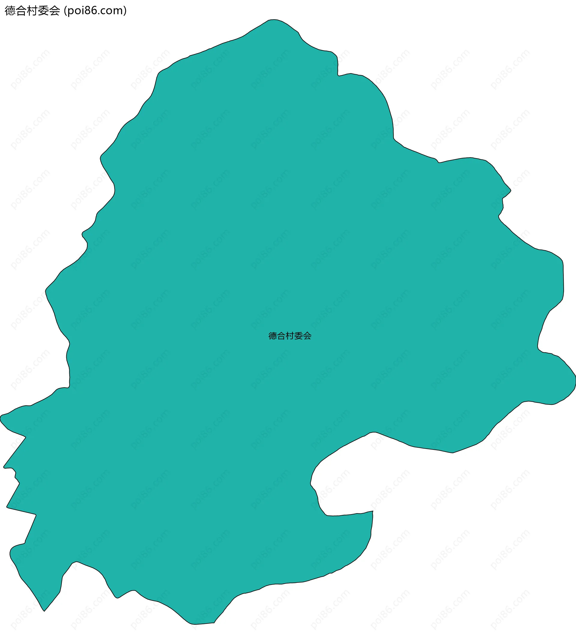 德合村委会边界地图