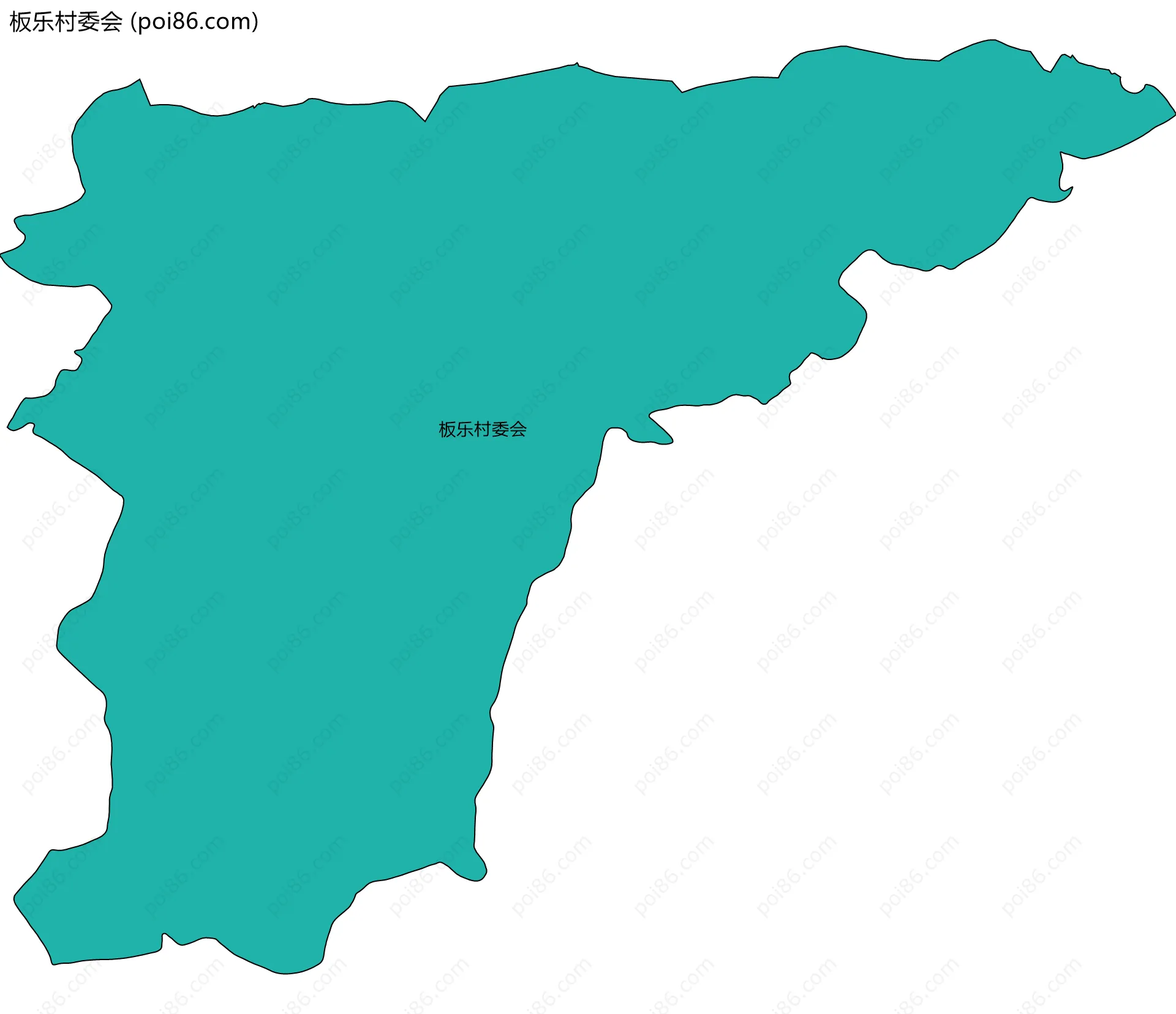 板乐村委会边界地图