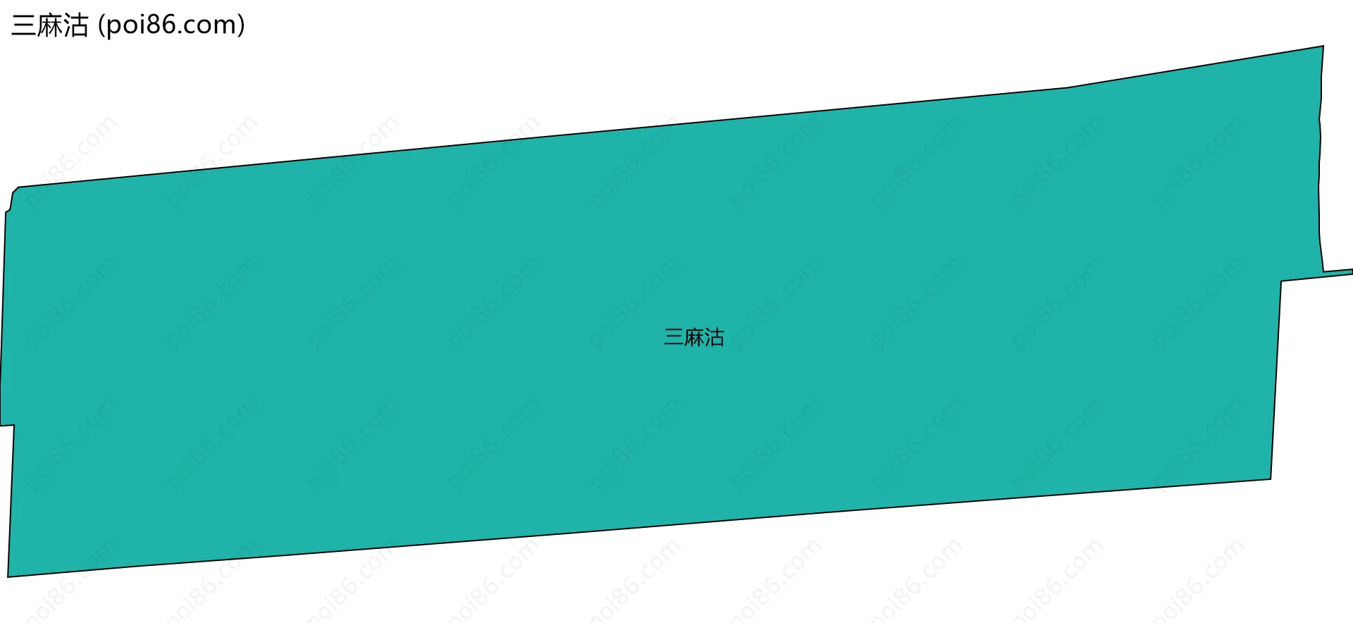 三麻沽边界地图