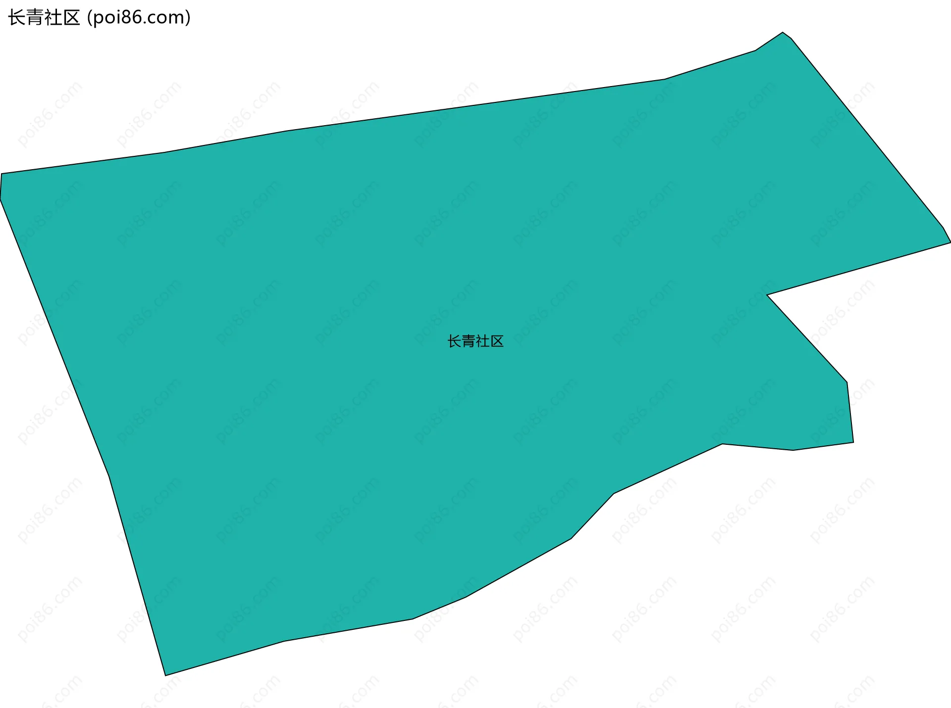 长青社区边界地图
