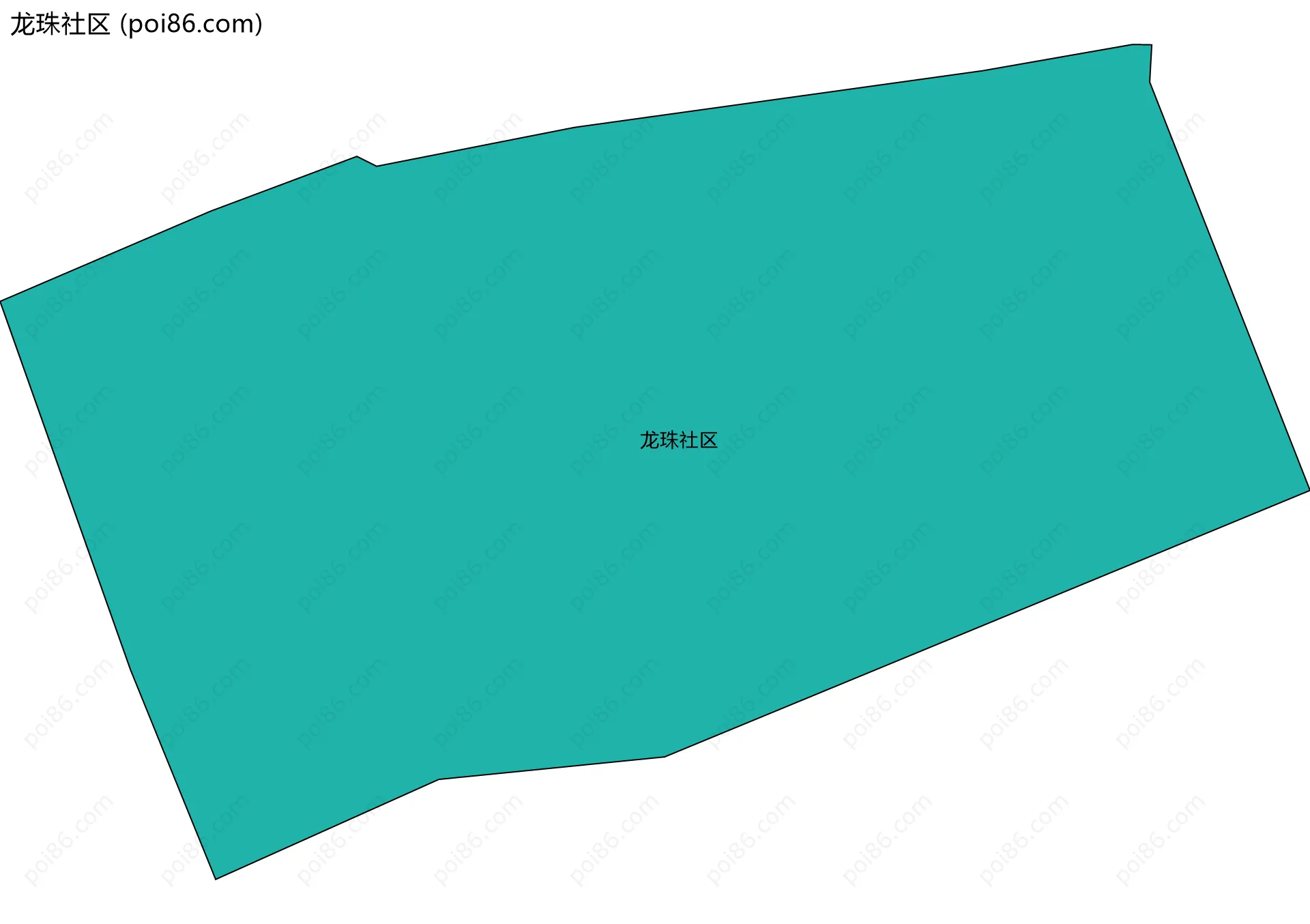 龙珠社区边界地图