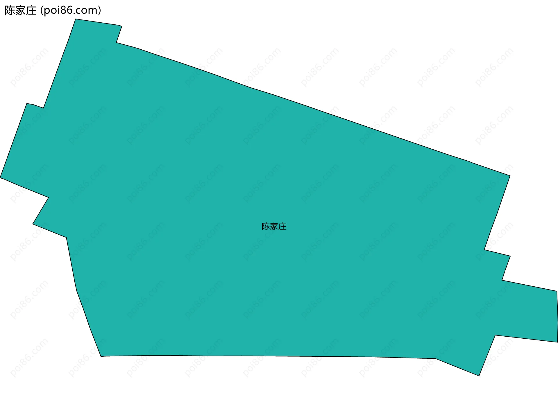 陈家庄边界地图
