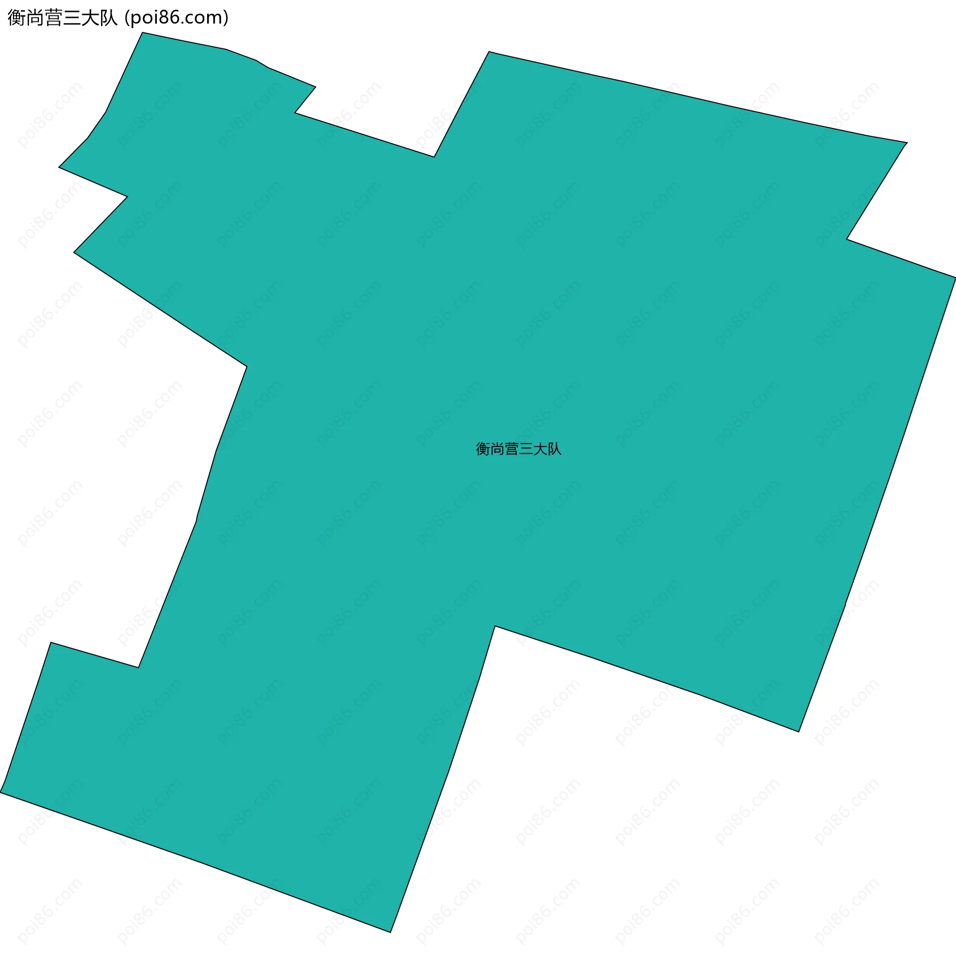 衡尚营三大队边界地图