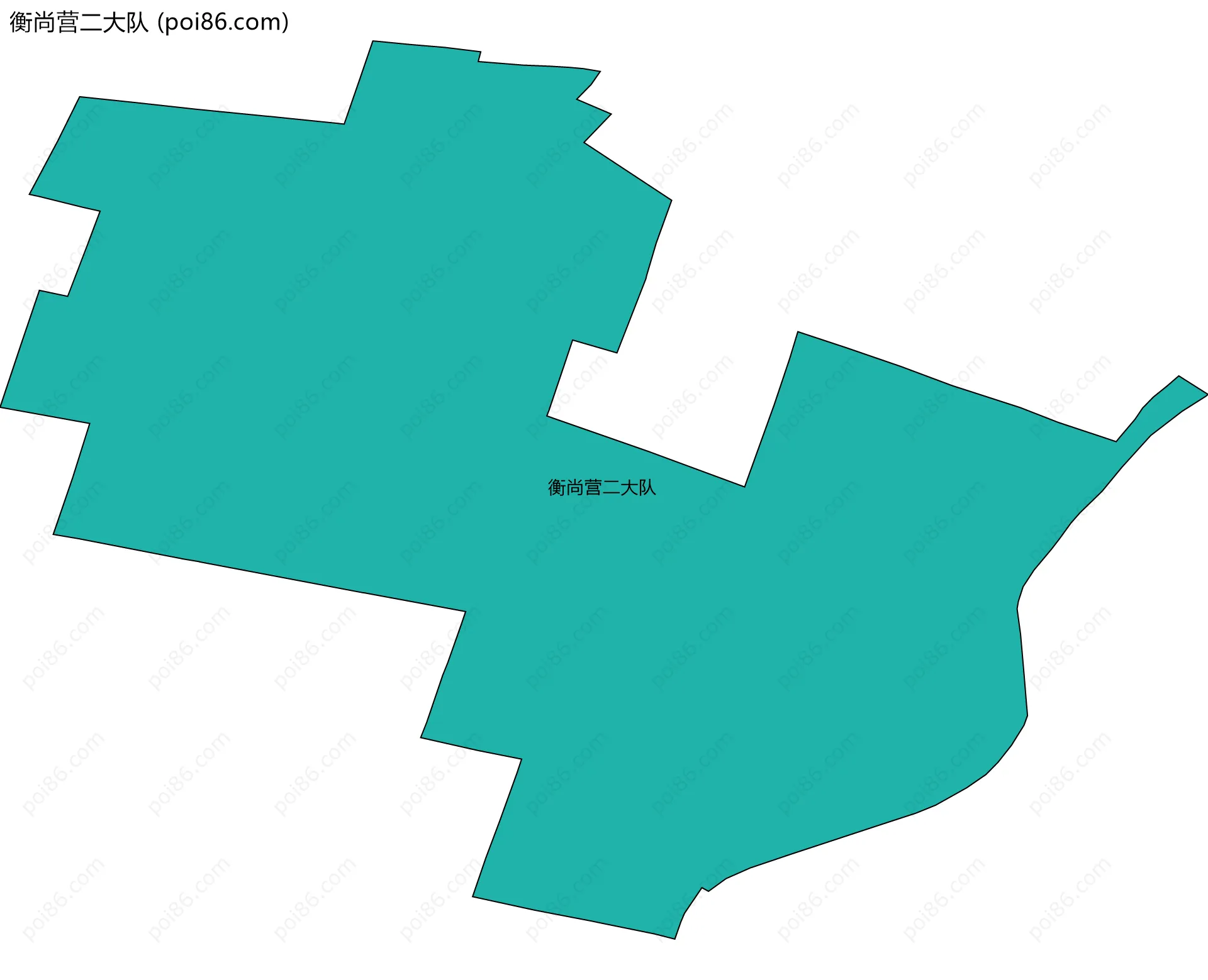 衡尚营二大队边界地图