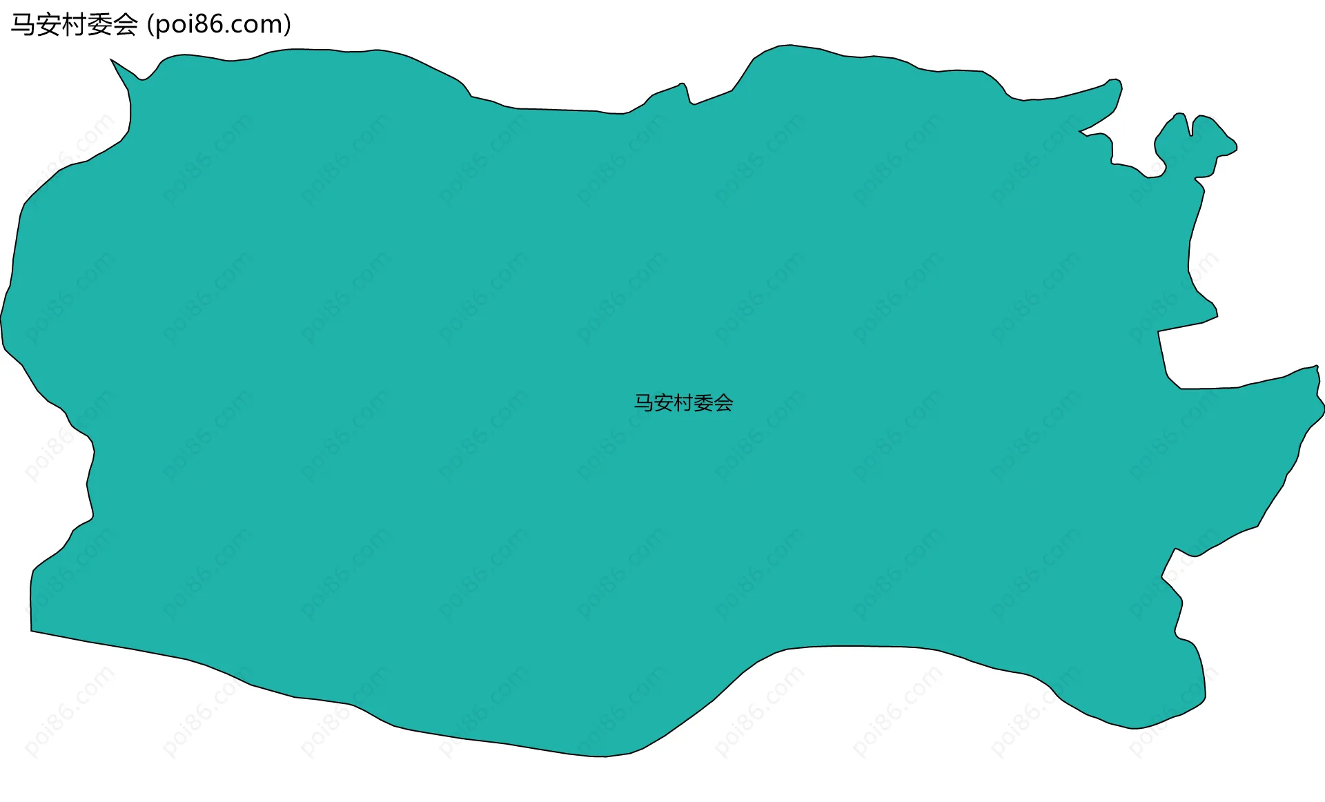 马安村委会边界地图