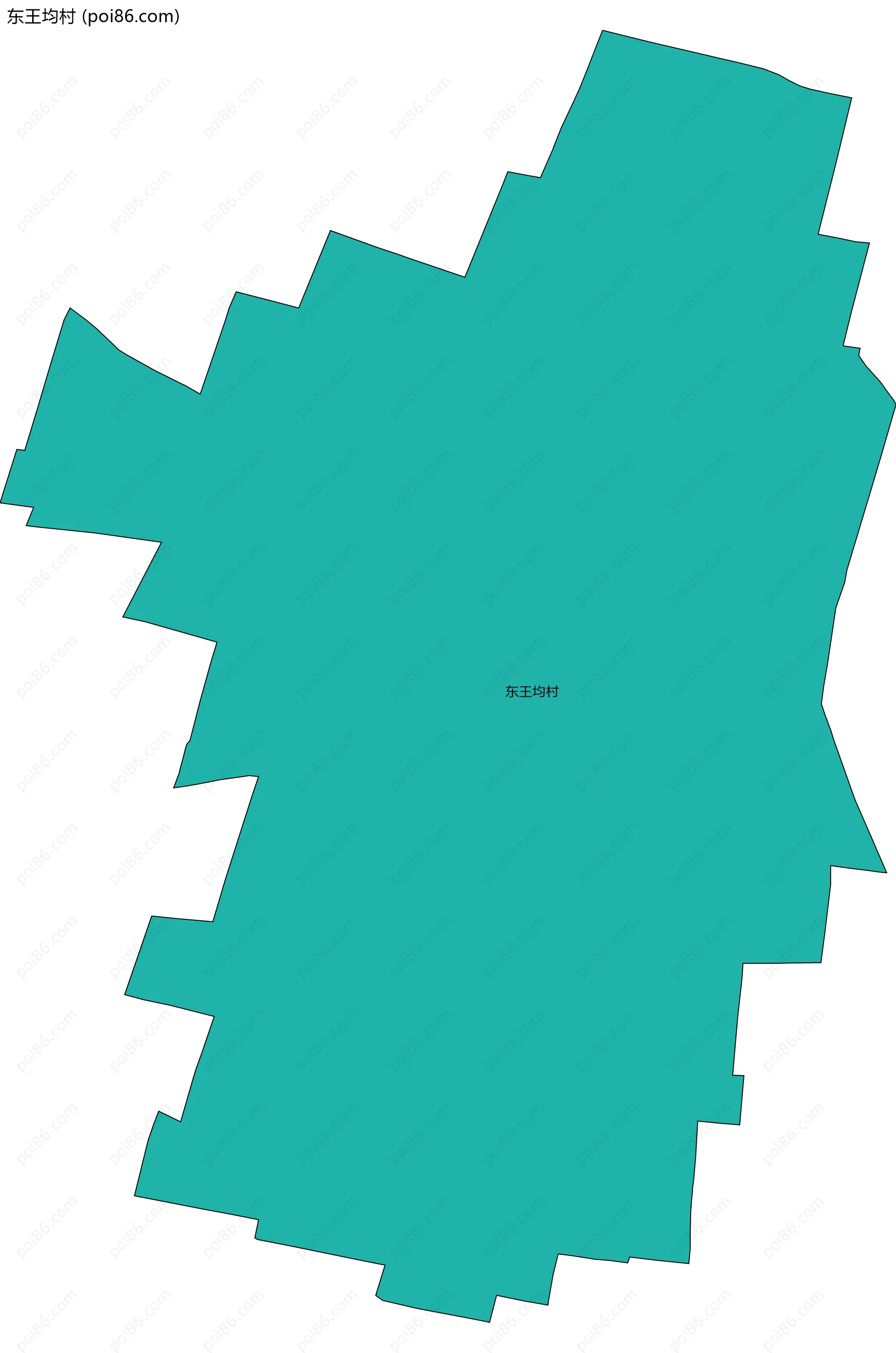 东王均村边界地图