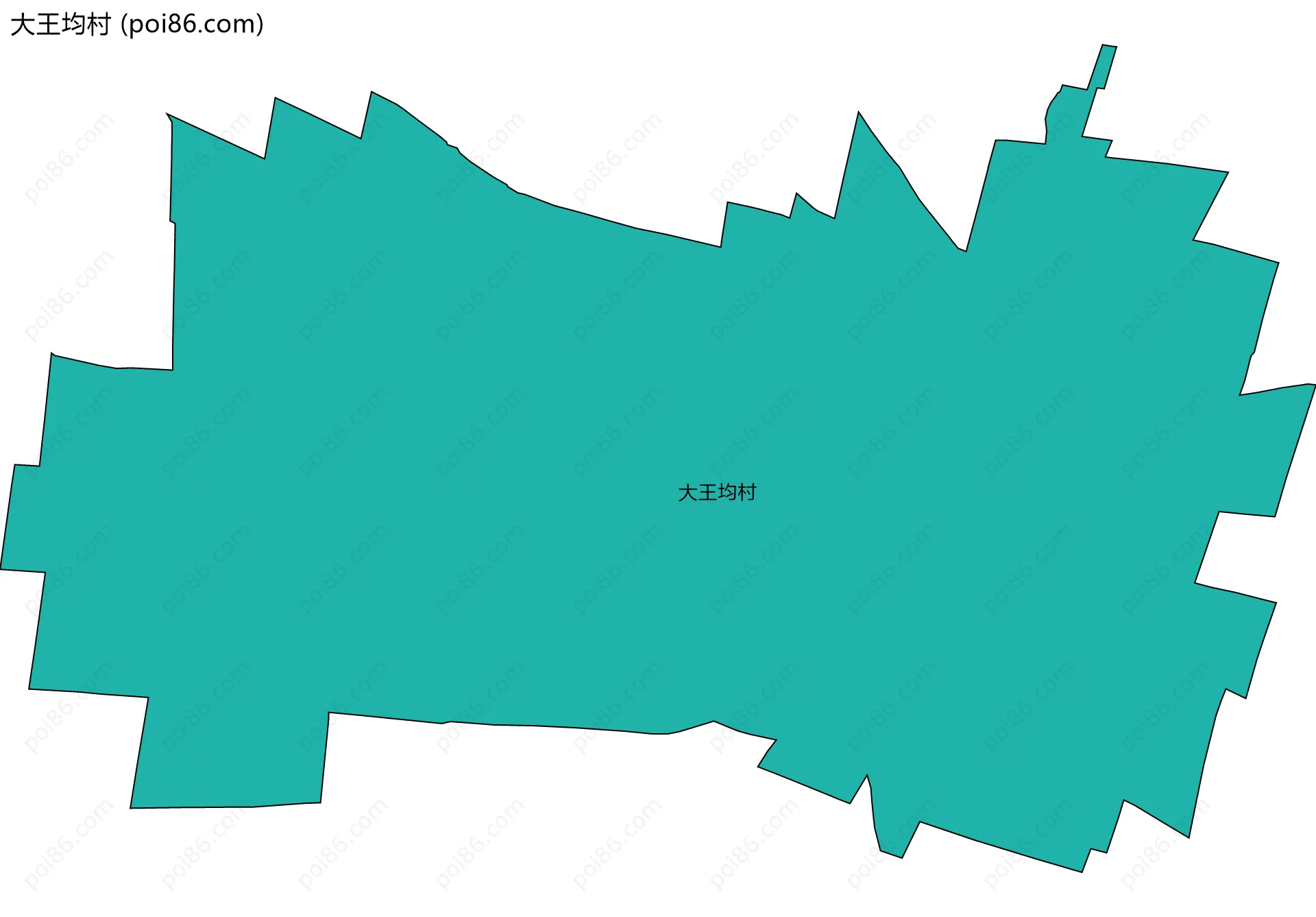 大王均村边界地图