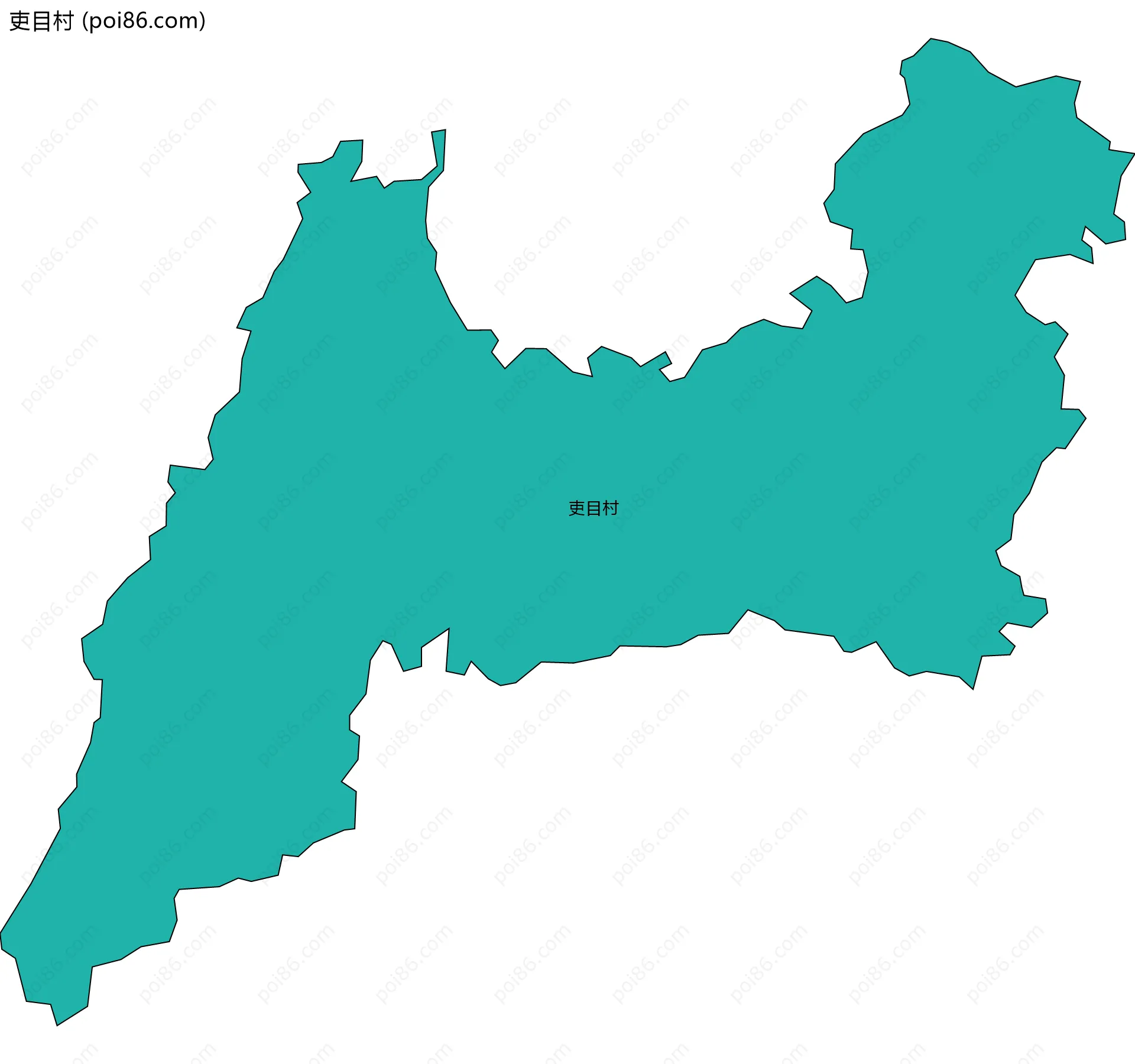 吏目村边界地图