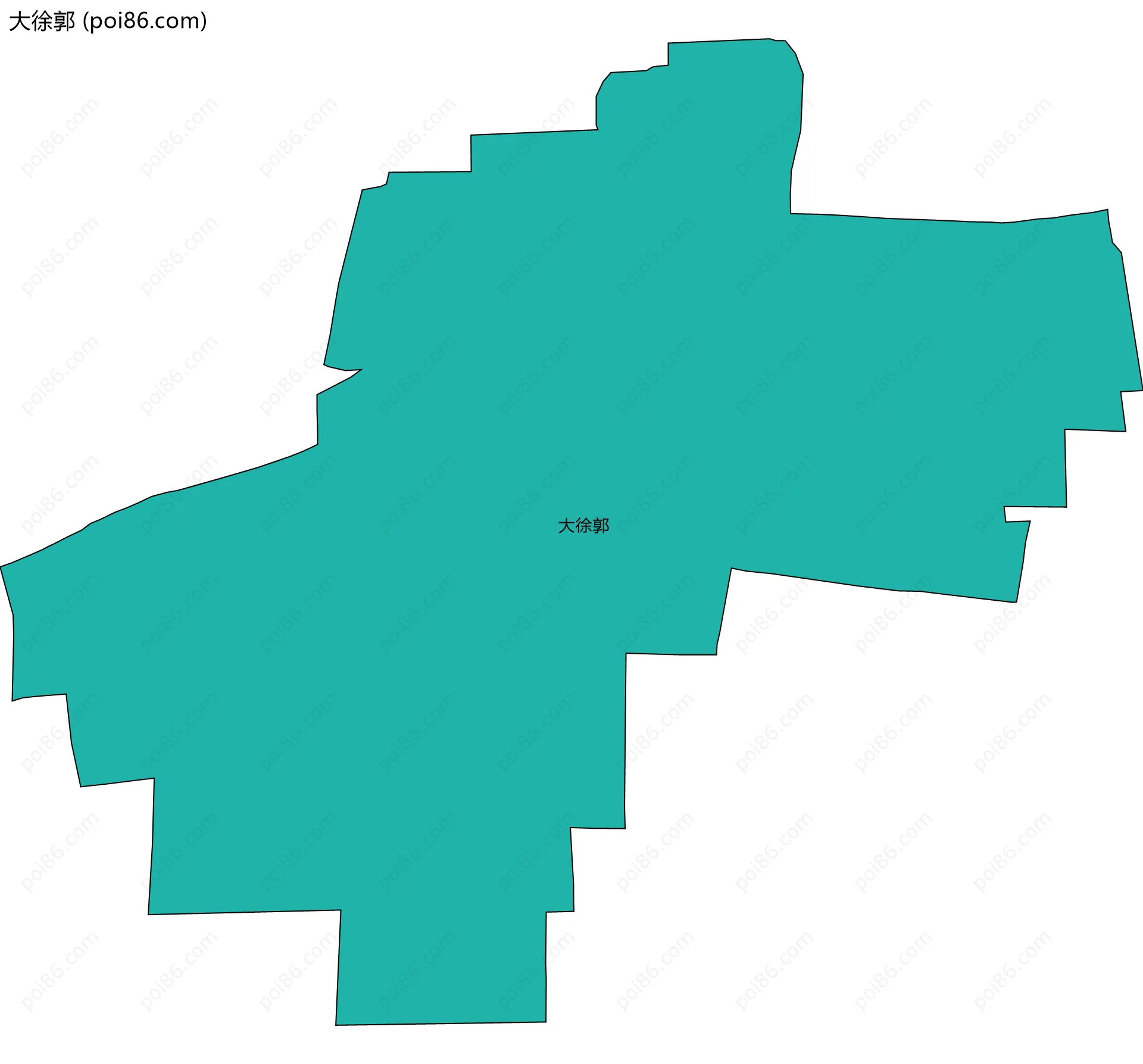 大徐郭边界地图