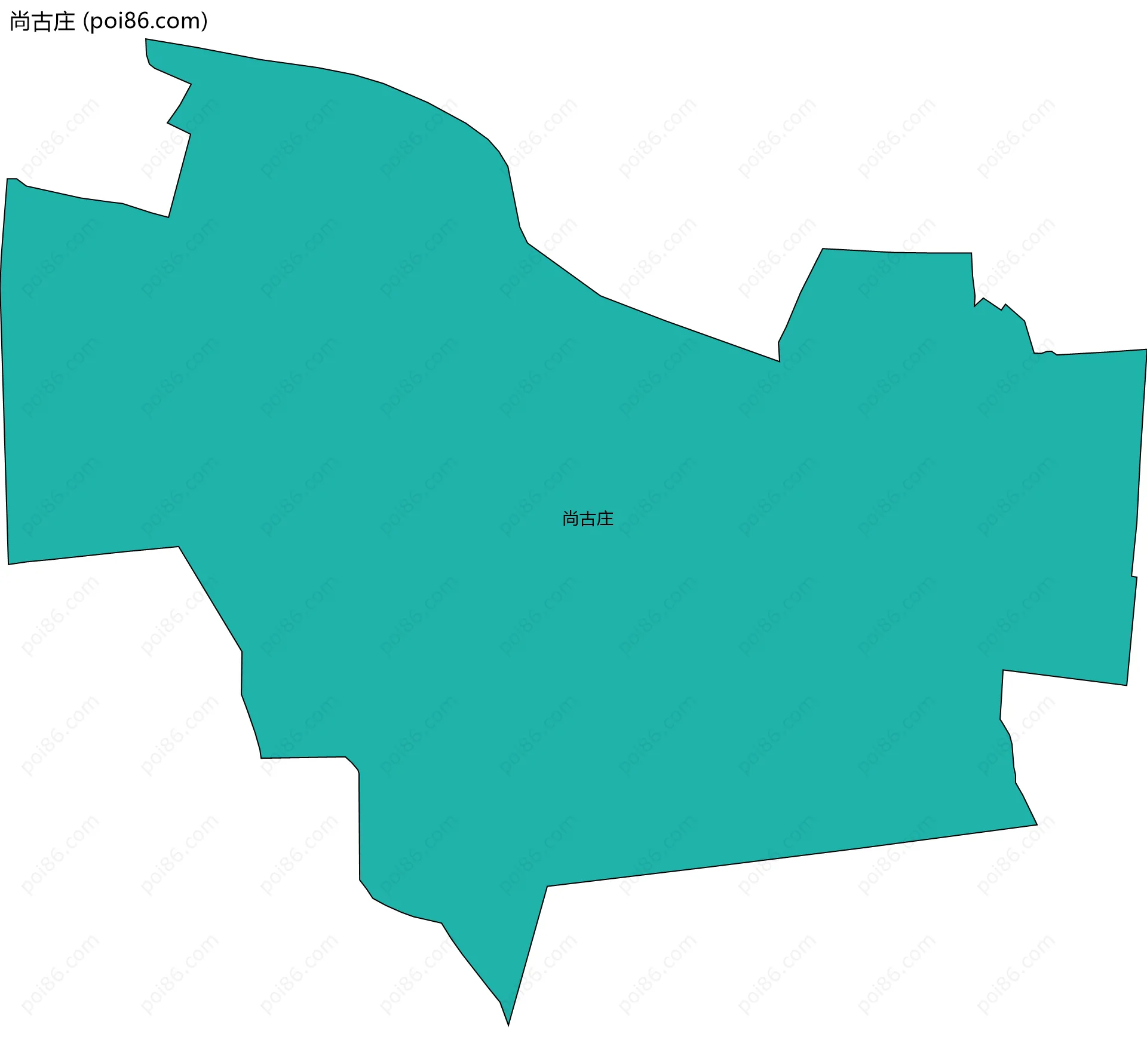 尚古庄边界地图