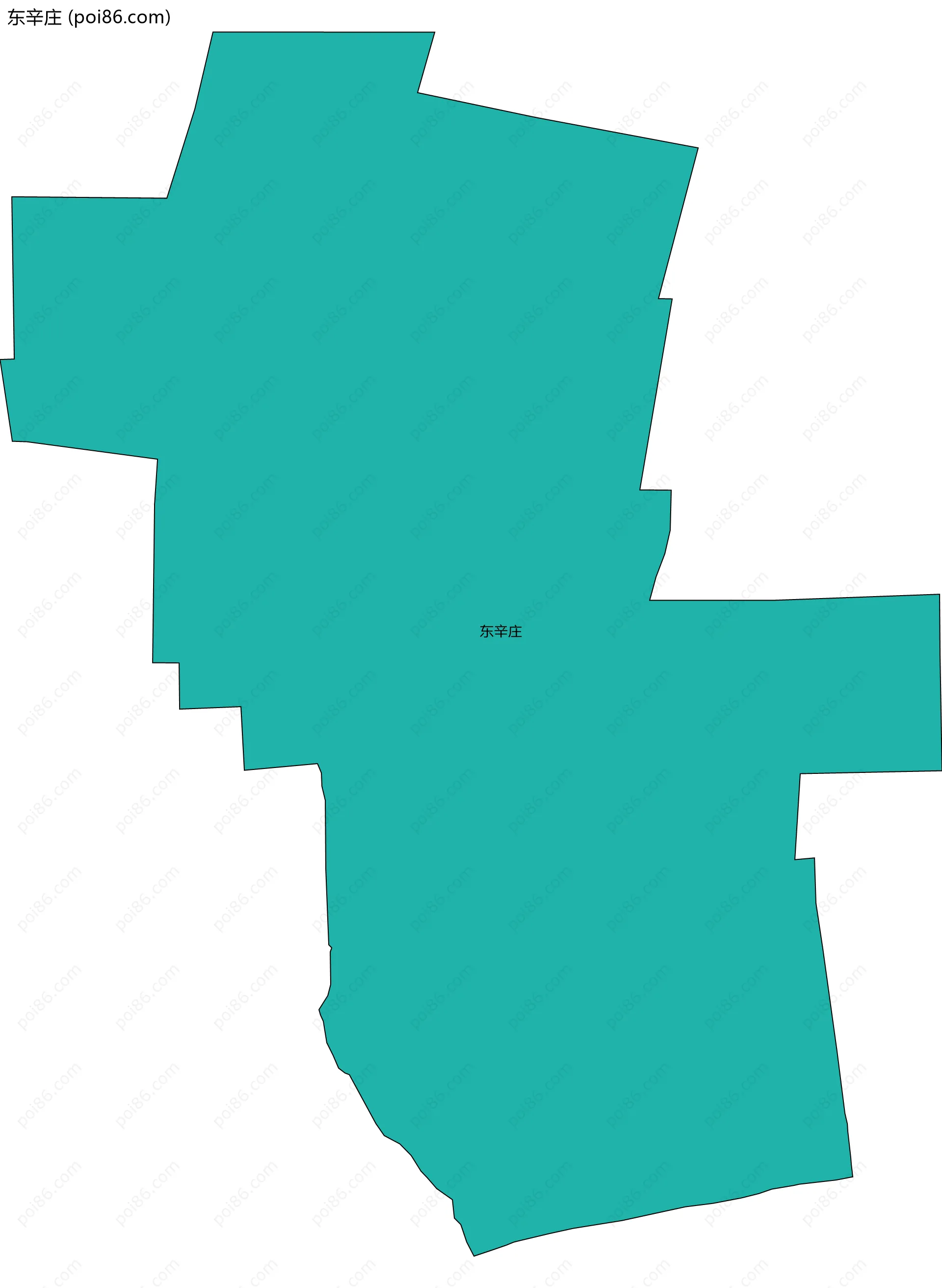 东辛庄边界地图