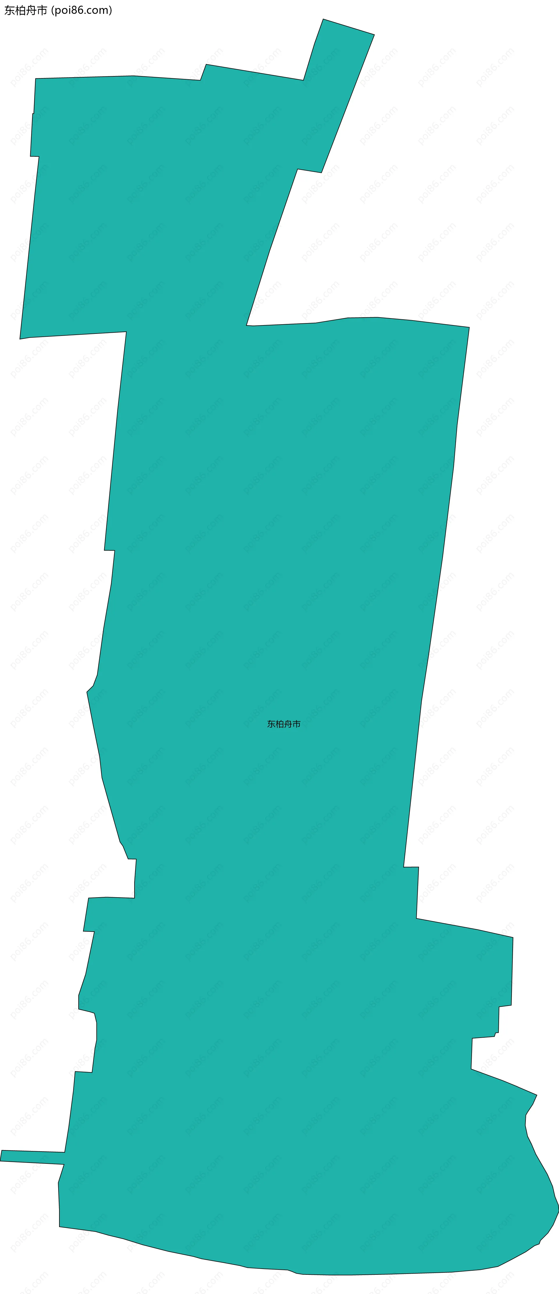 东柏舟市边界地图