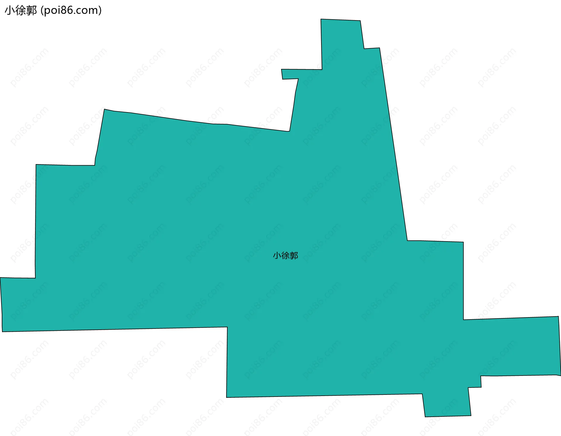 小徐郭边界地图