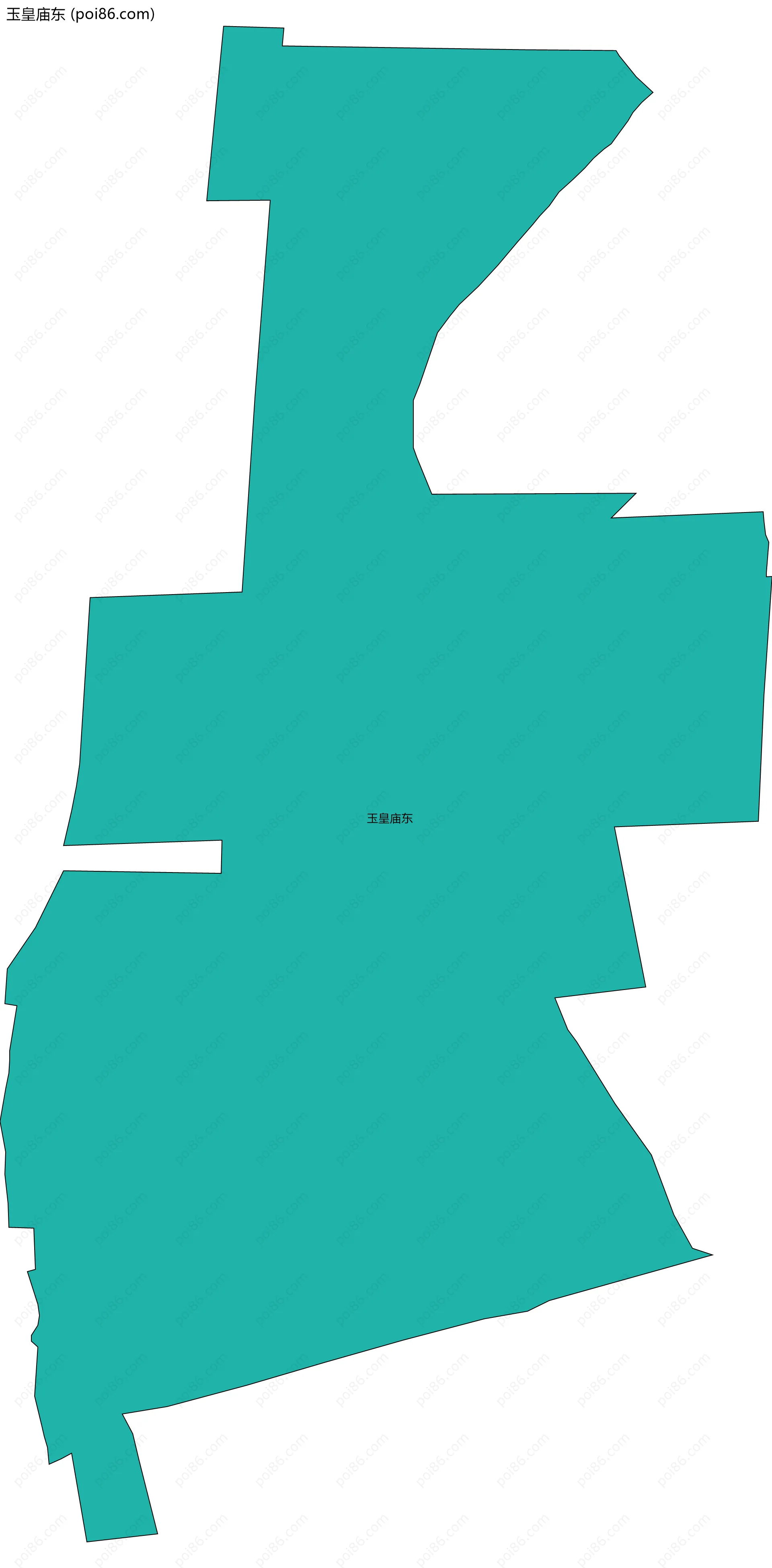 玉皇庙东边界地图