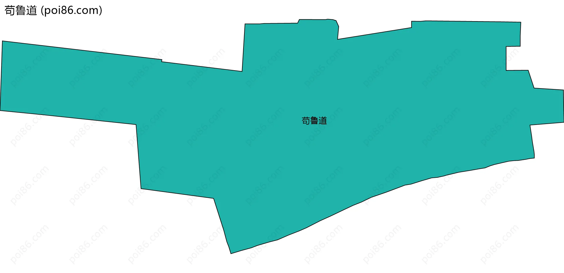 苟鲁道边界地图