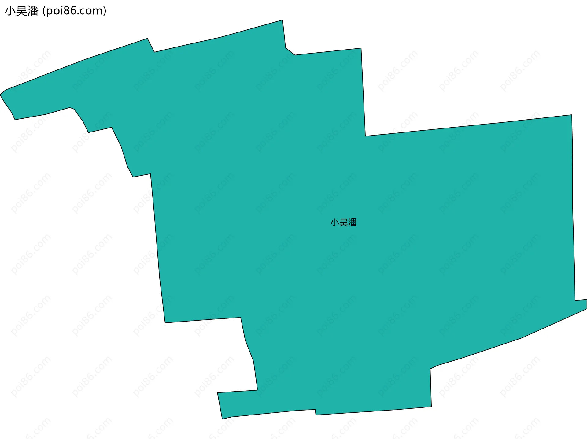 小吴潘边界地图