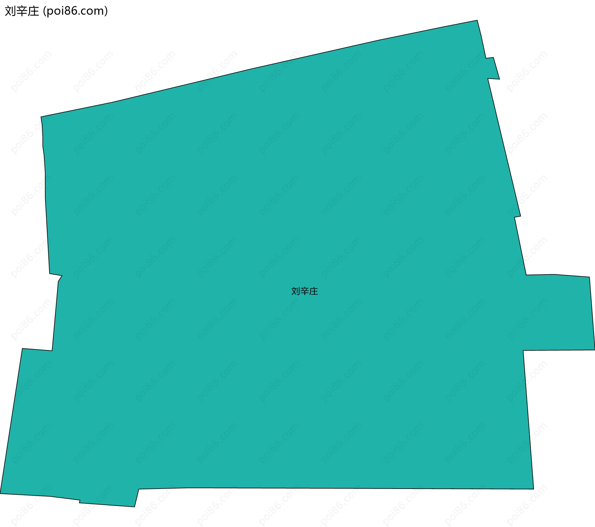 刘辛庄边界地图