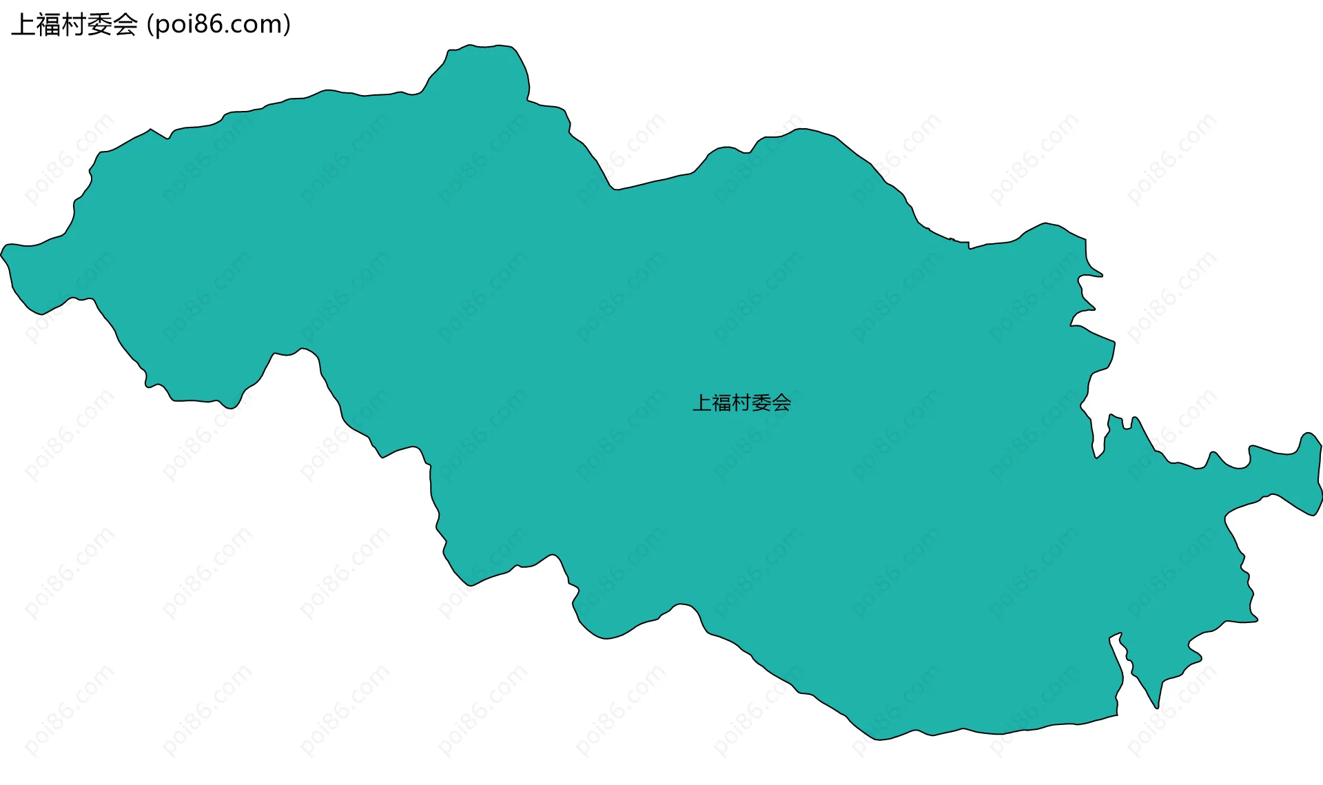 上福村委会边界地图