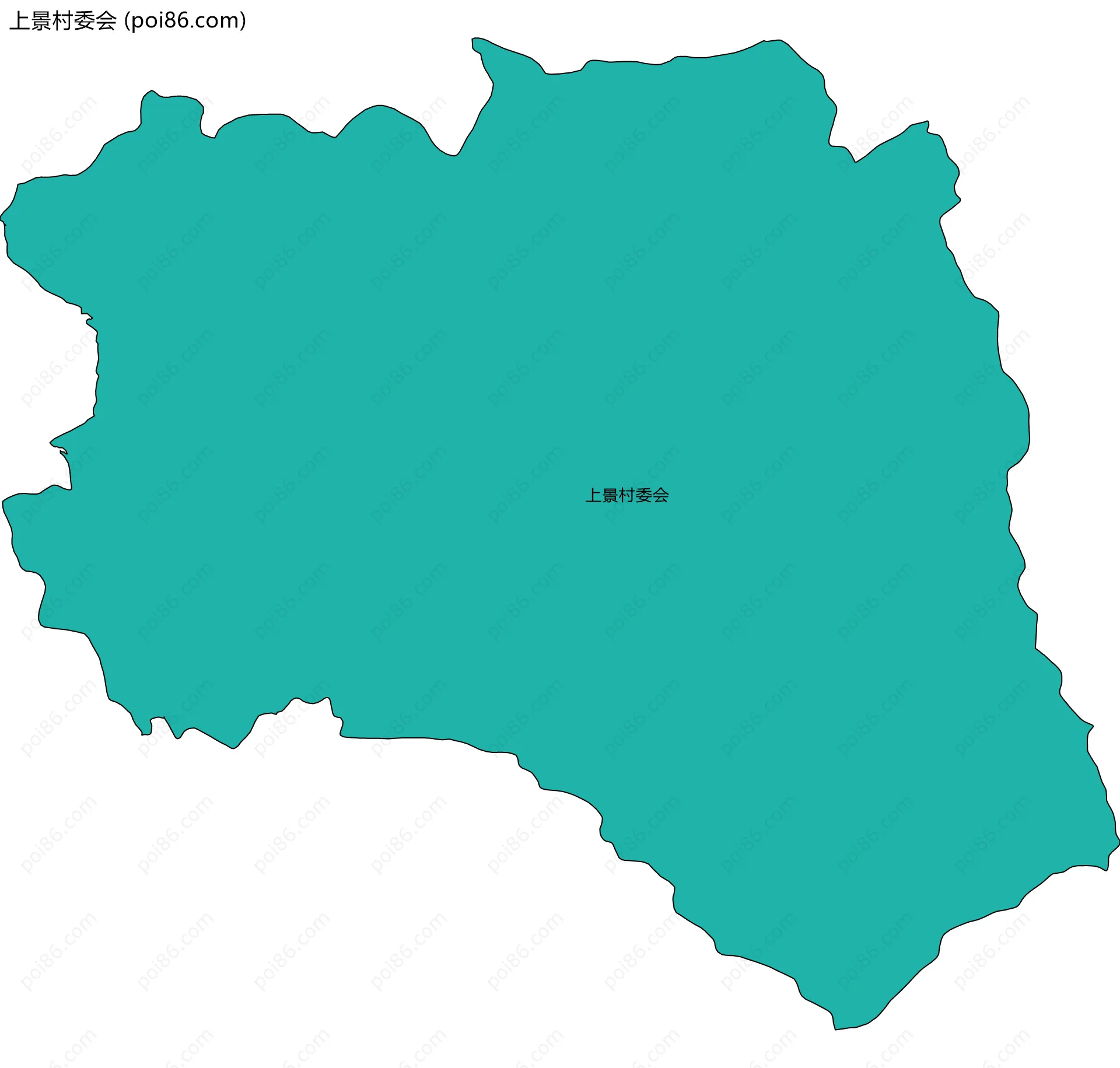 上景村委会边界地图