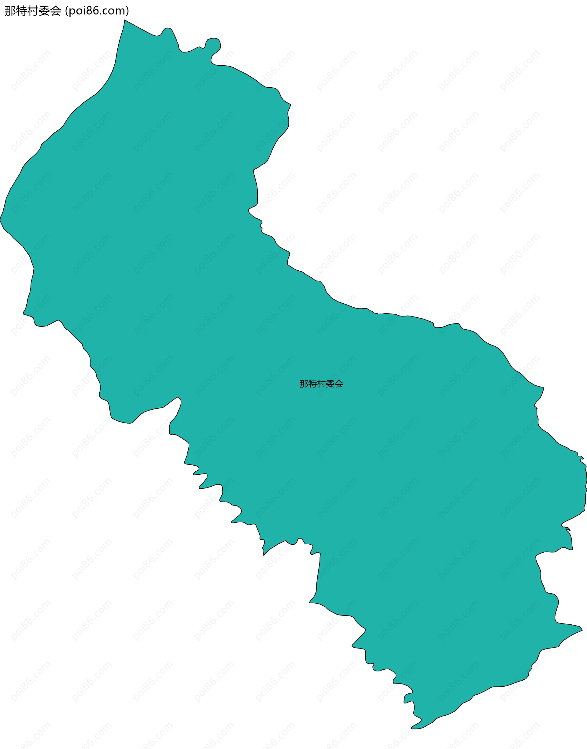 那特村委会边界地图