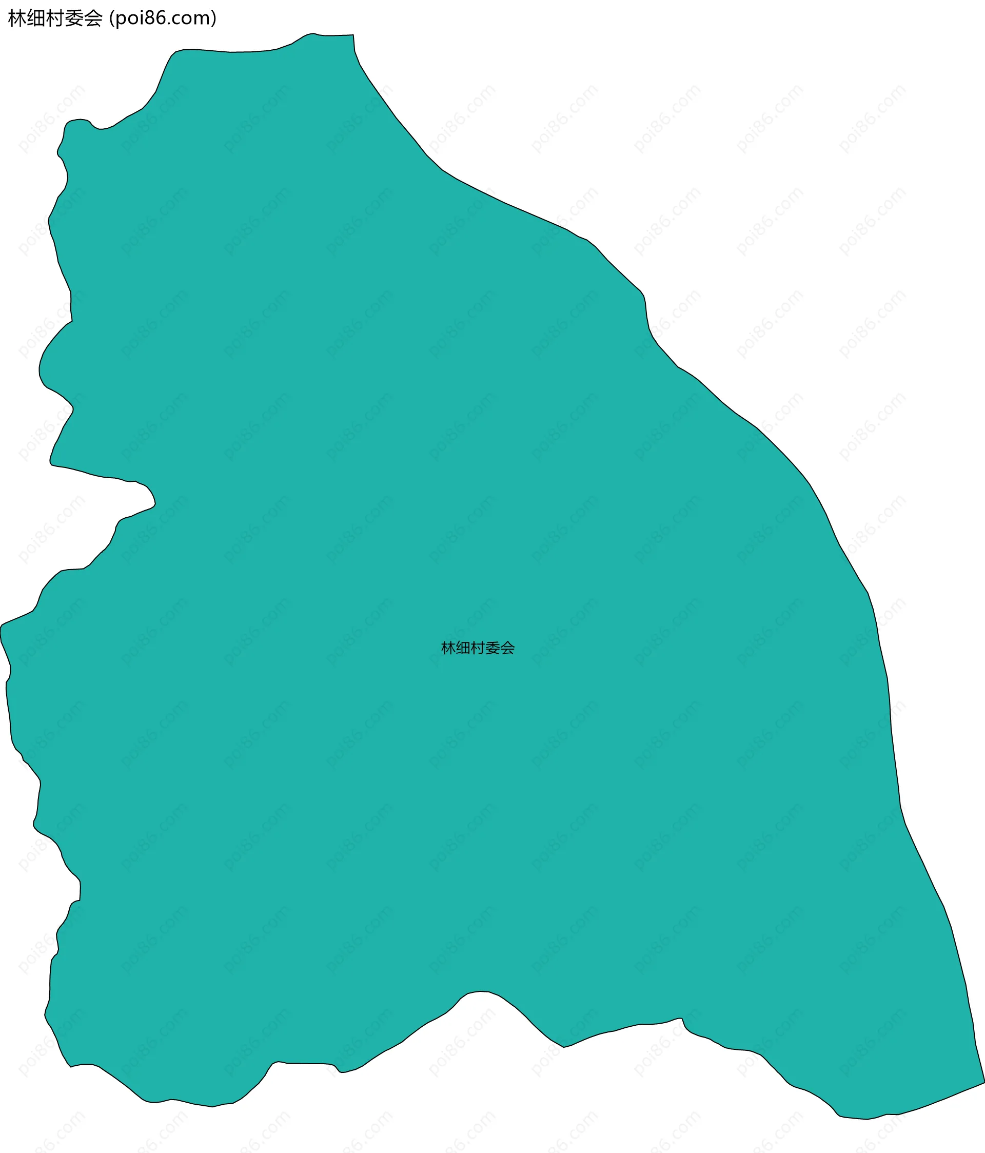 林细村委会边界地图