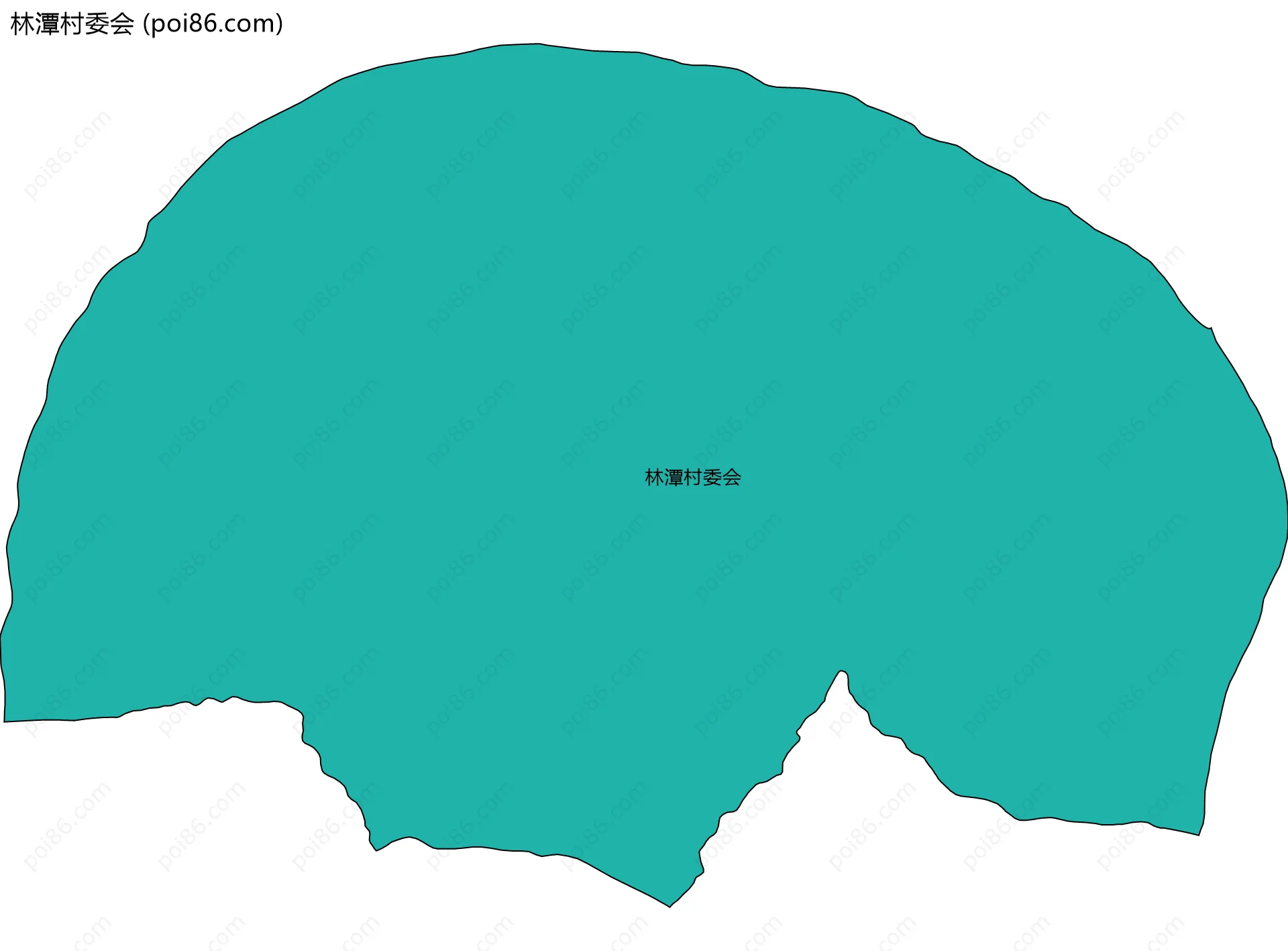 林潭村委会边界地图