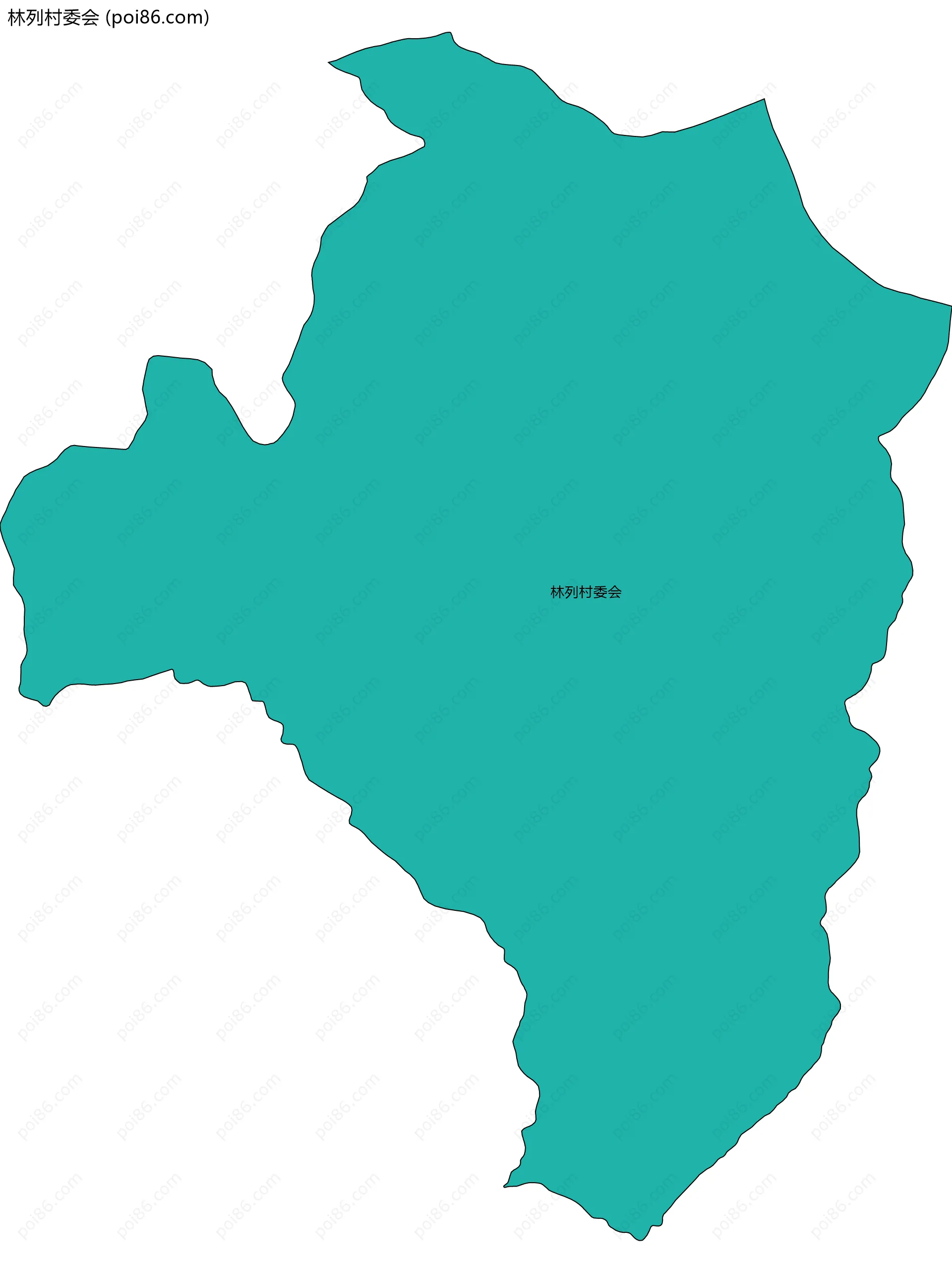 林列村委会边界地图