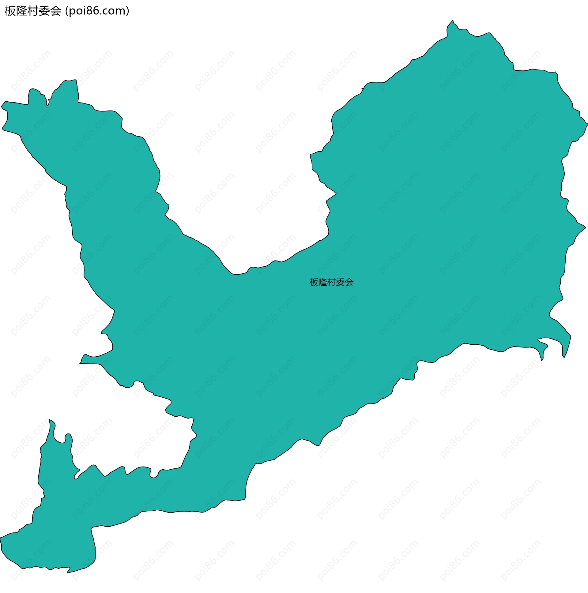 板隆村委会边界地图