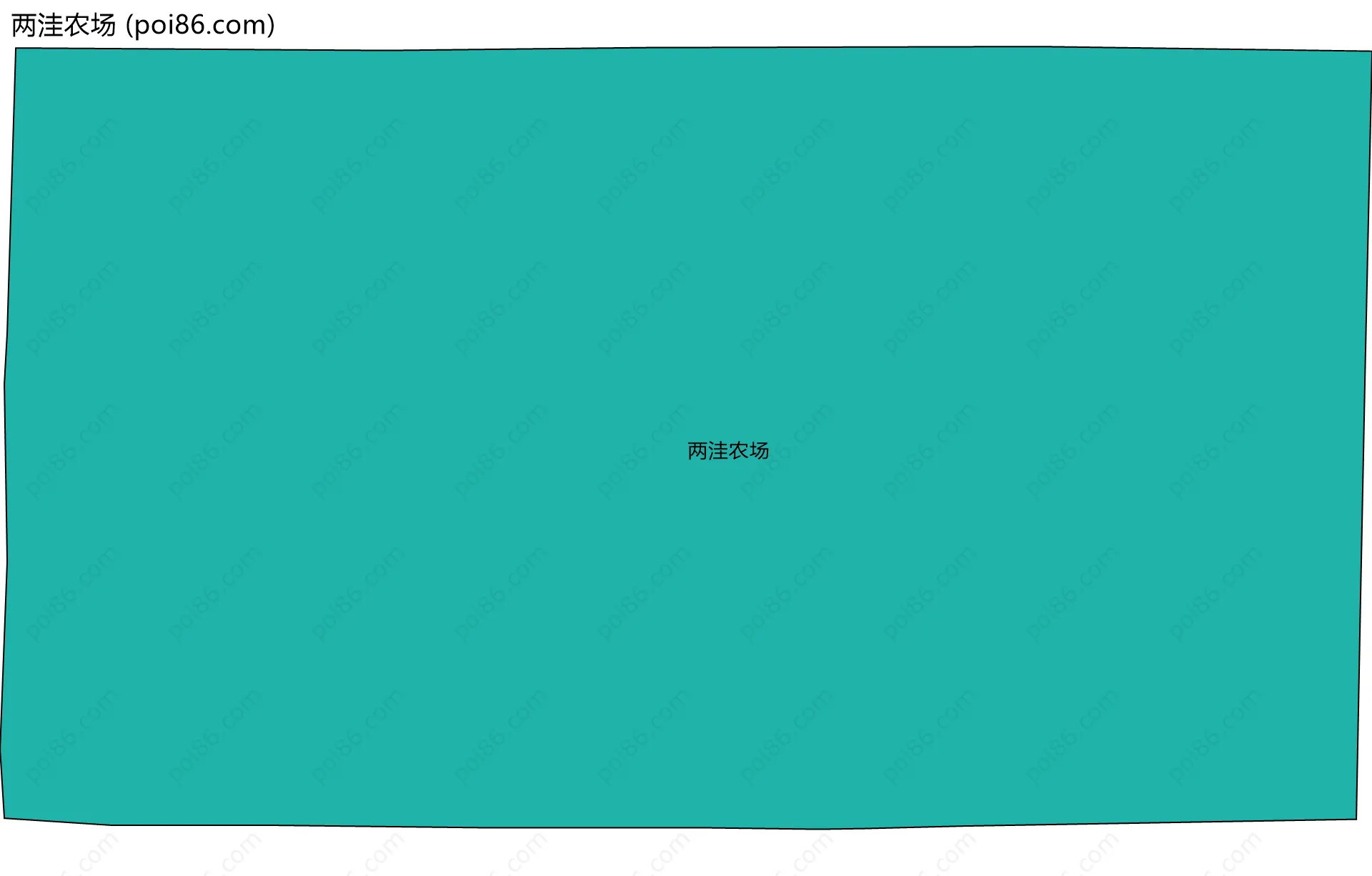 两洼农场边界地图