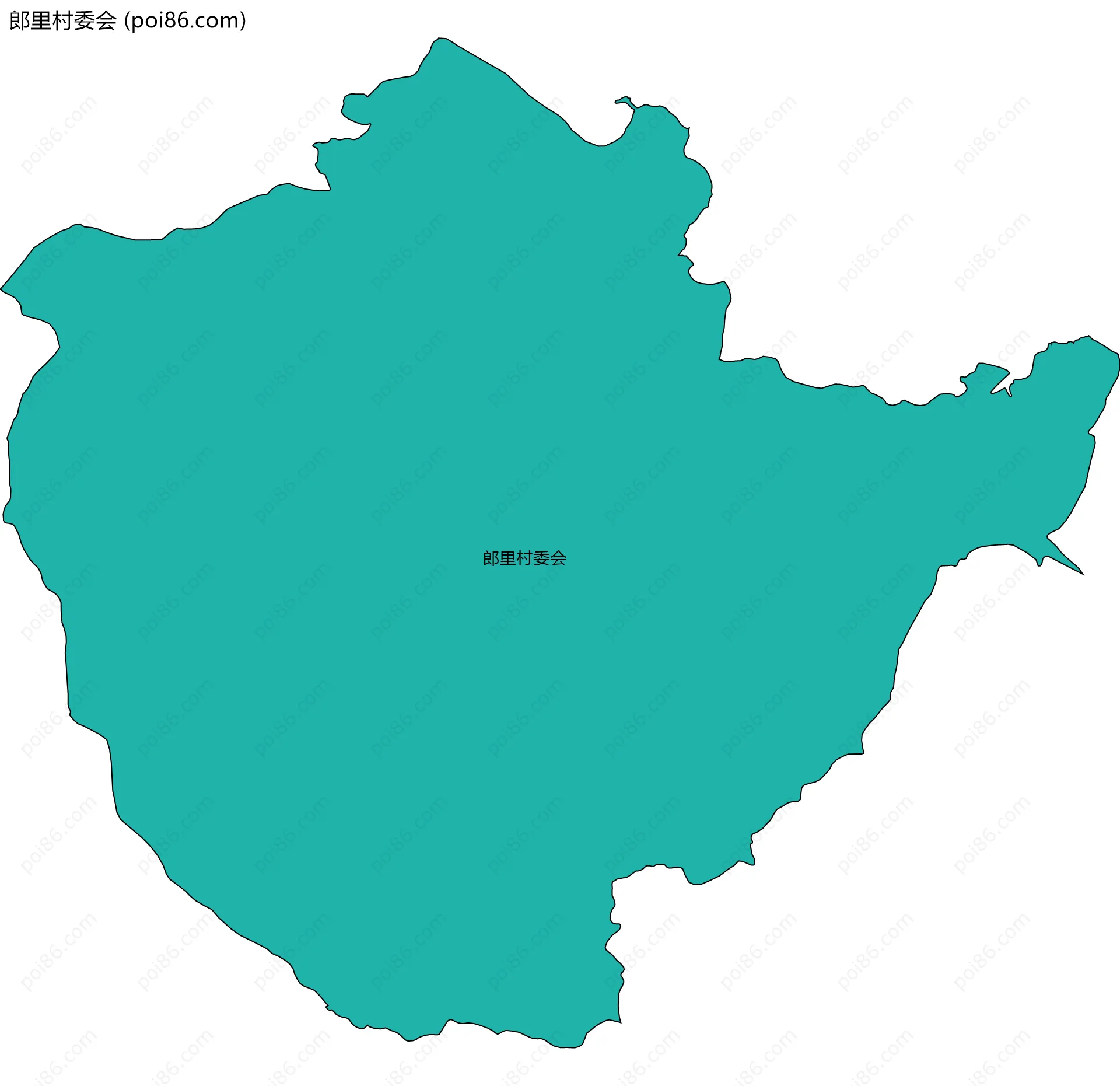郎里村委会边界地图