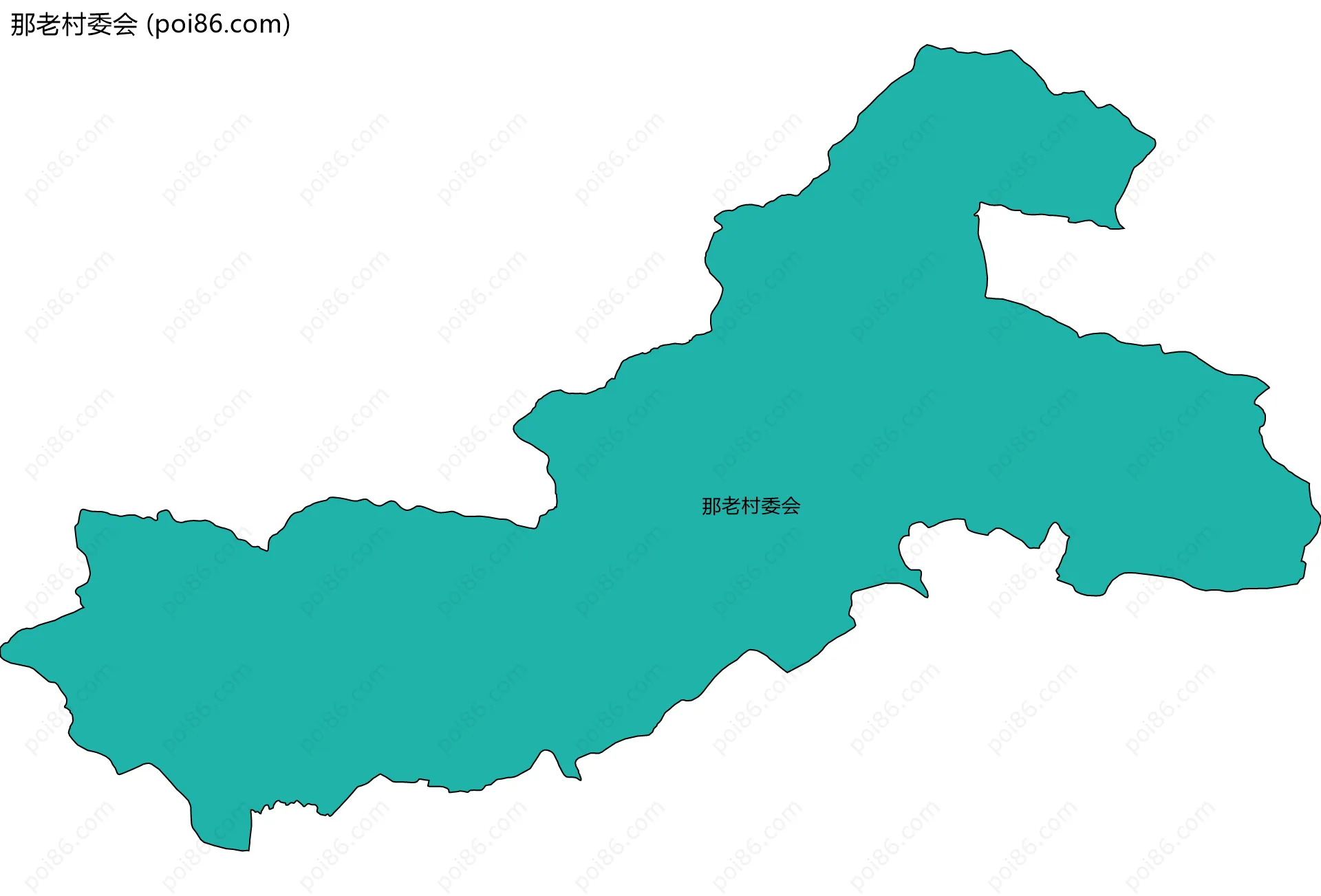 那老村委会边界地图