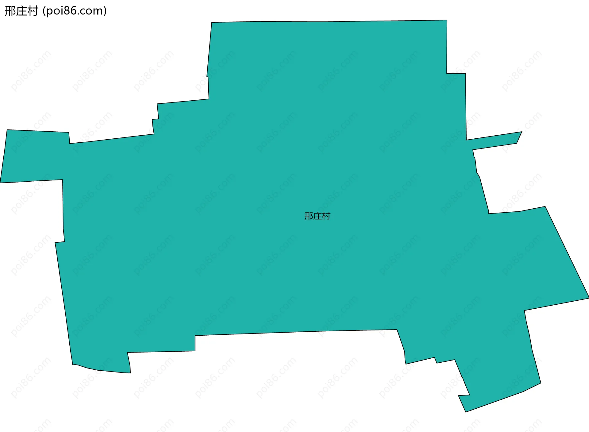邢庄村边界地图