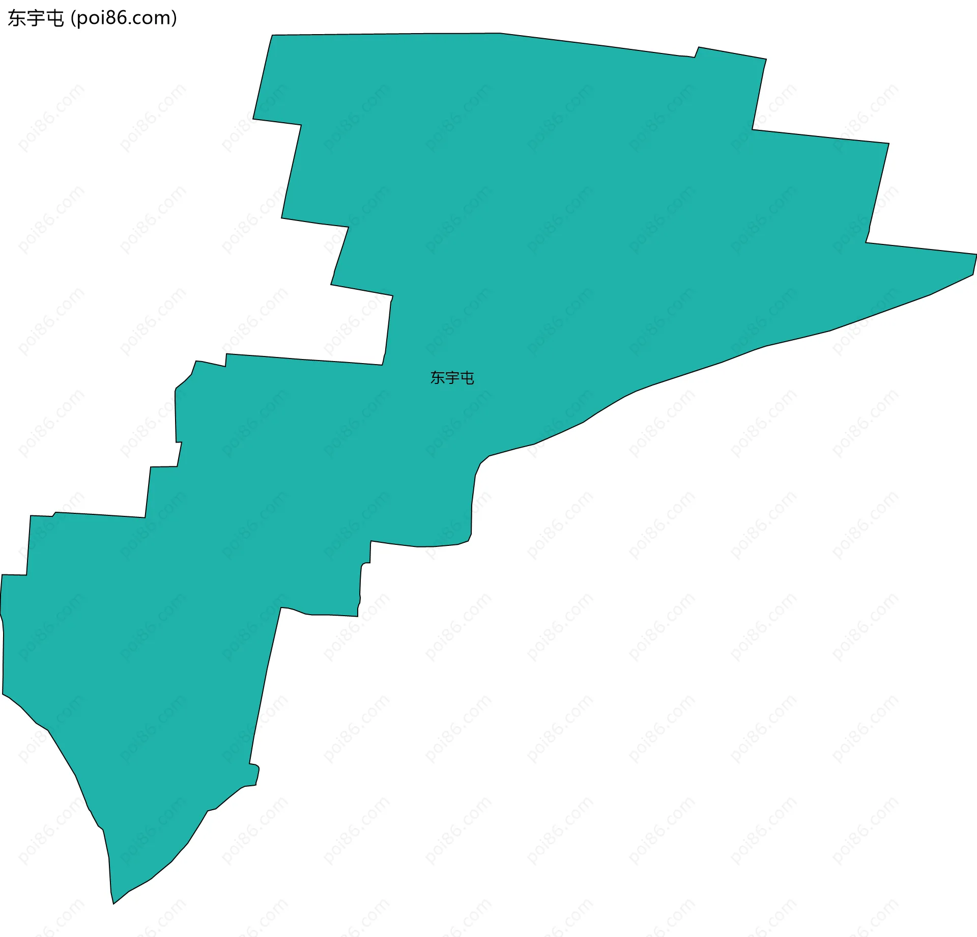 东宇屯边界地图