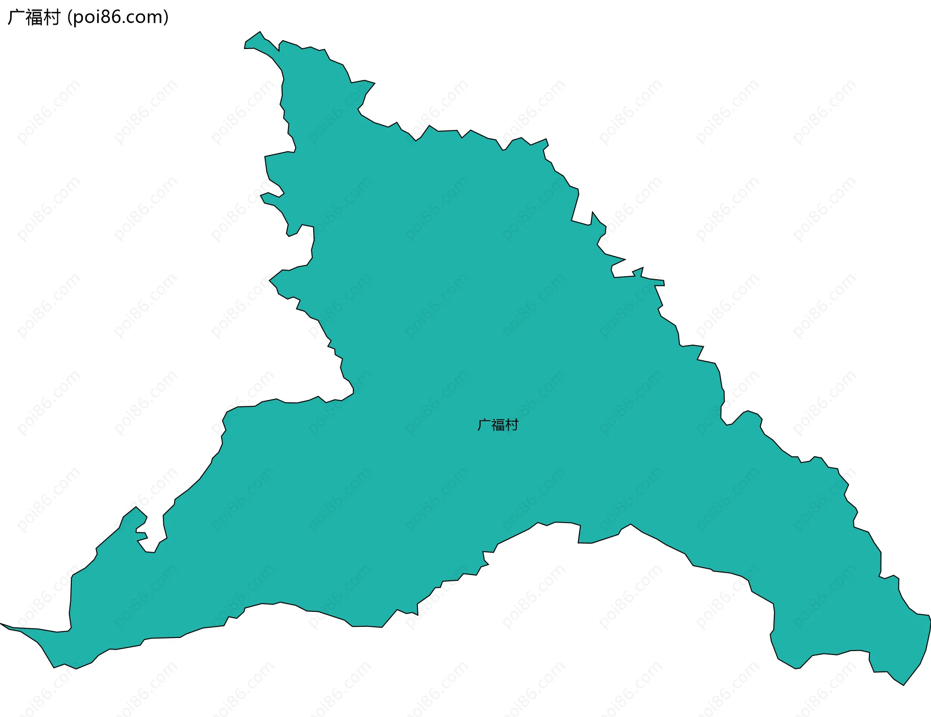 广福村边界地图
