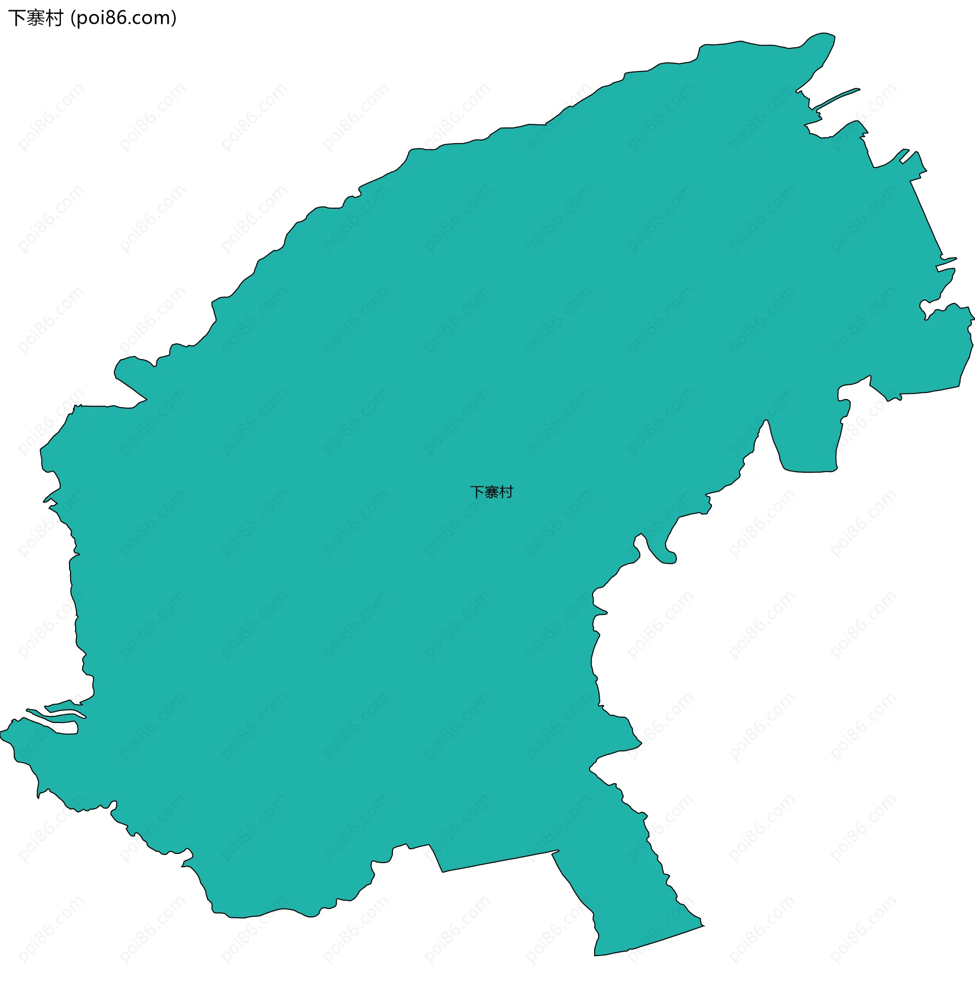 下寨村边界地图