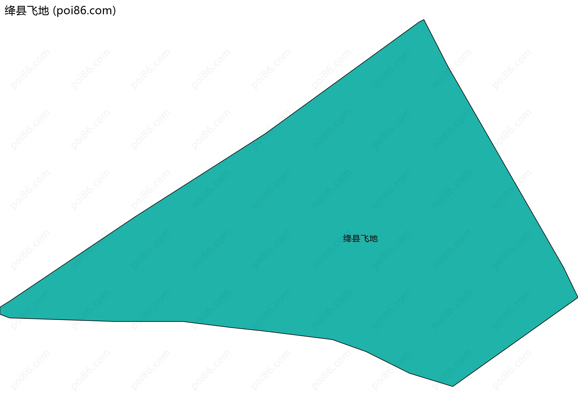 绛县飞地边界地图